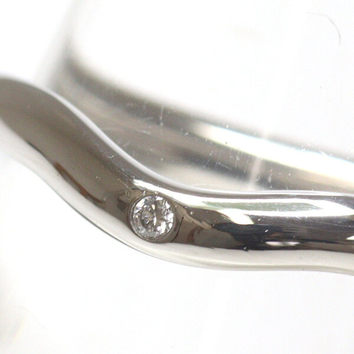 Tiffany Platinum Platinum 950 Band Ring (Pre-Owned)