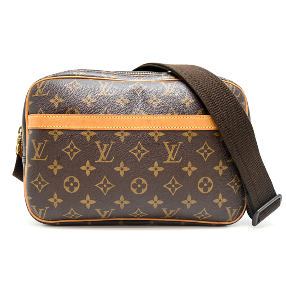 Louis Vuitton Brown Monogram Shoulder Bag (Pre-Owned)