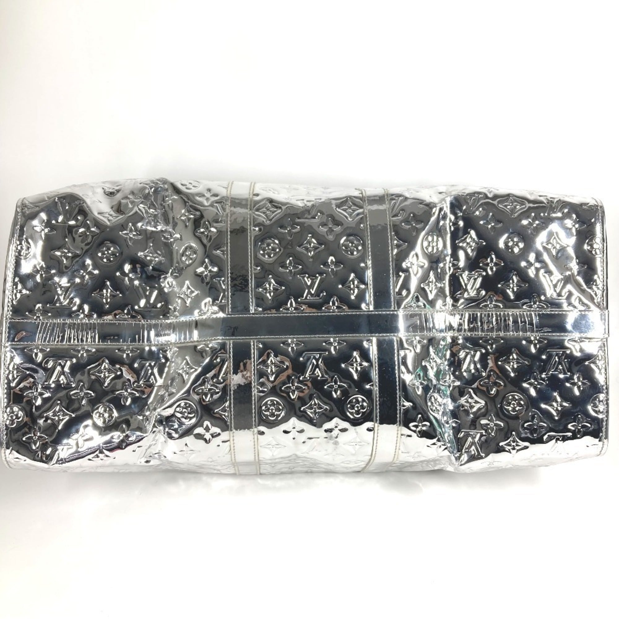 Louis Vuitton Argent Silver Monogram Miroir Boston Bag (Pre-Owned)