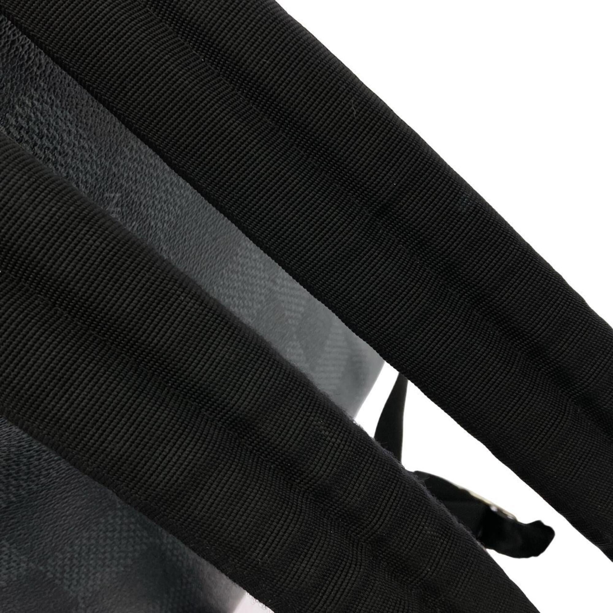 Louis Vuitton Graphite Coated Canvas Backpack (Pre-Owned)