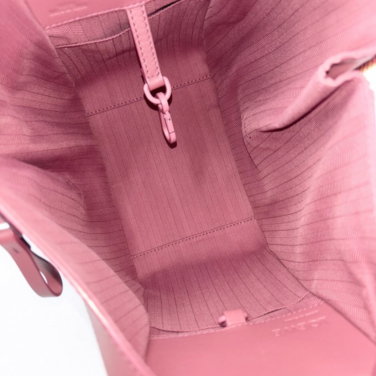 Loewe Pink Purple Leather Handbag Shoulder Bag (Pre-Owned)