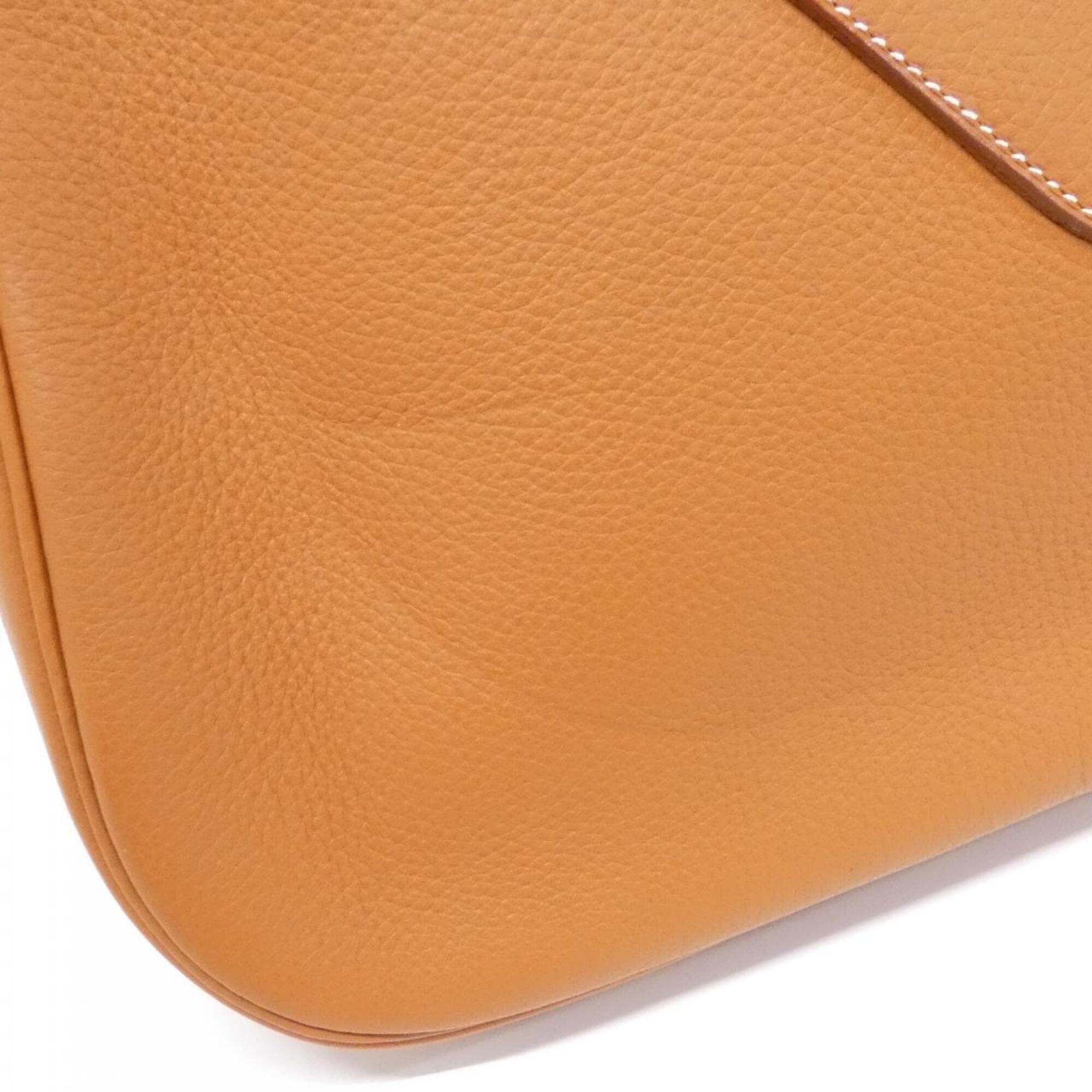 Hermes Brown Etrusque Taurillon Clemence Leather Shoulder Bag (Pre-Owned)
