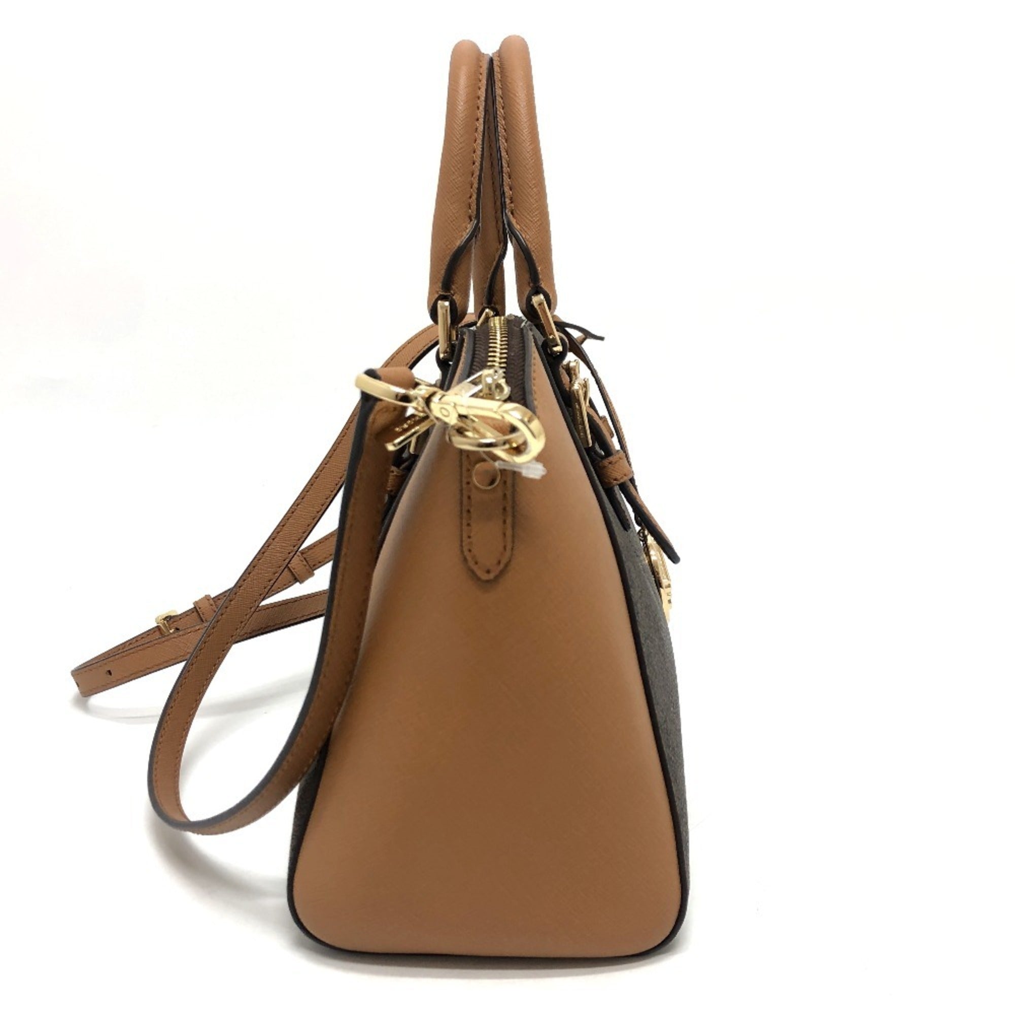 Michael Kors Brown Pvc Handbag (Pre-Owned)