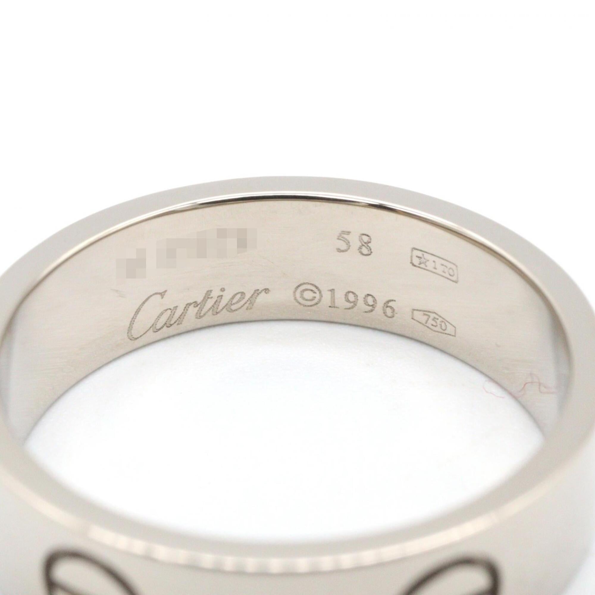 Cartier Silver White Gold (18K) Band Ring (Pre-Owned)