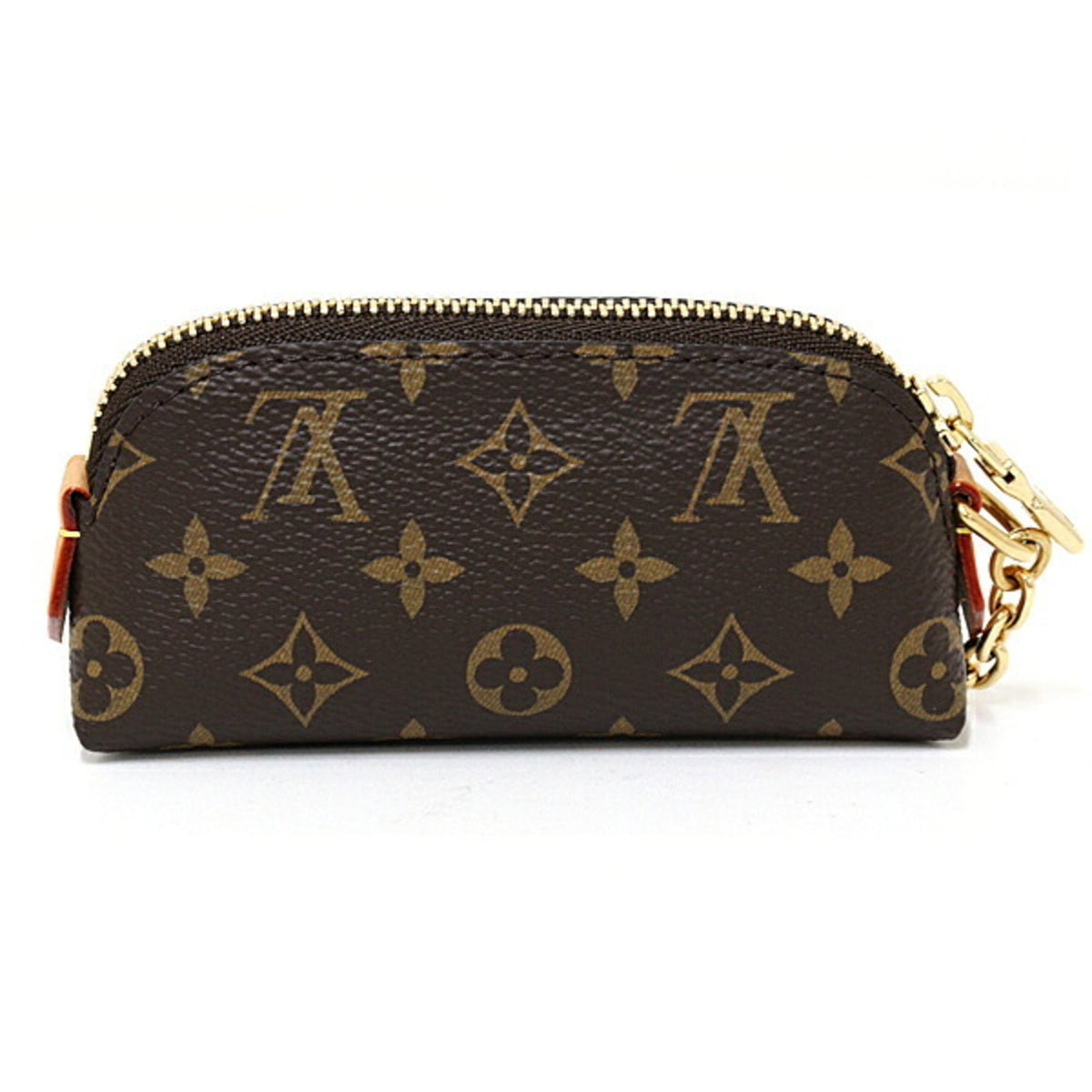 Louis Vuitton Monogram Brown Monogram Canvas Leather Pochette Pouch (Pre-Owned)