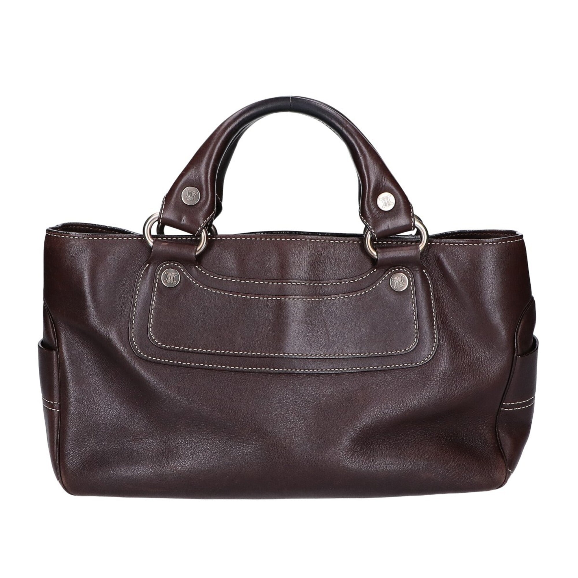 Celine Dark Brown Leather Handbag (Pre-Owned)