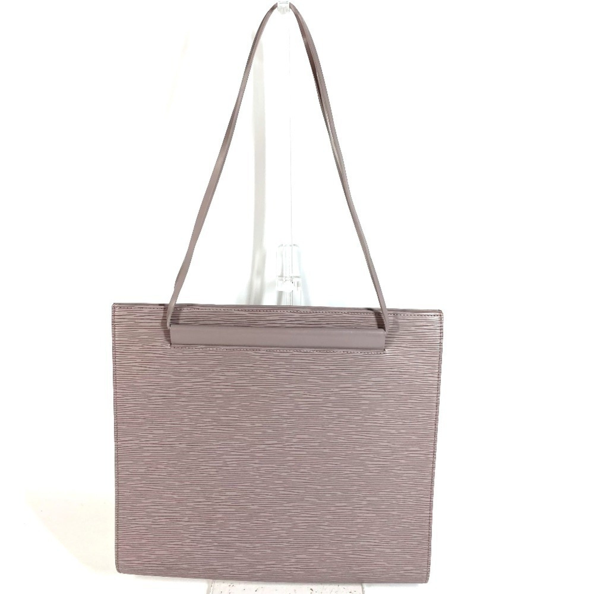 Louis Vuitton Purple Epi Leather Handbag Shoulder Bag Tote Bag (Pre-Owned)
