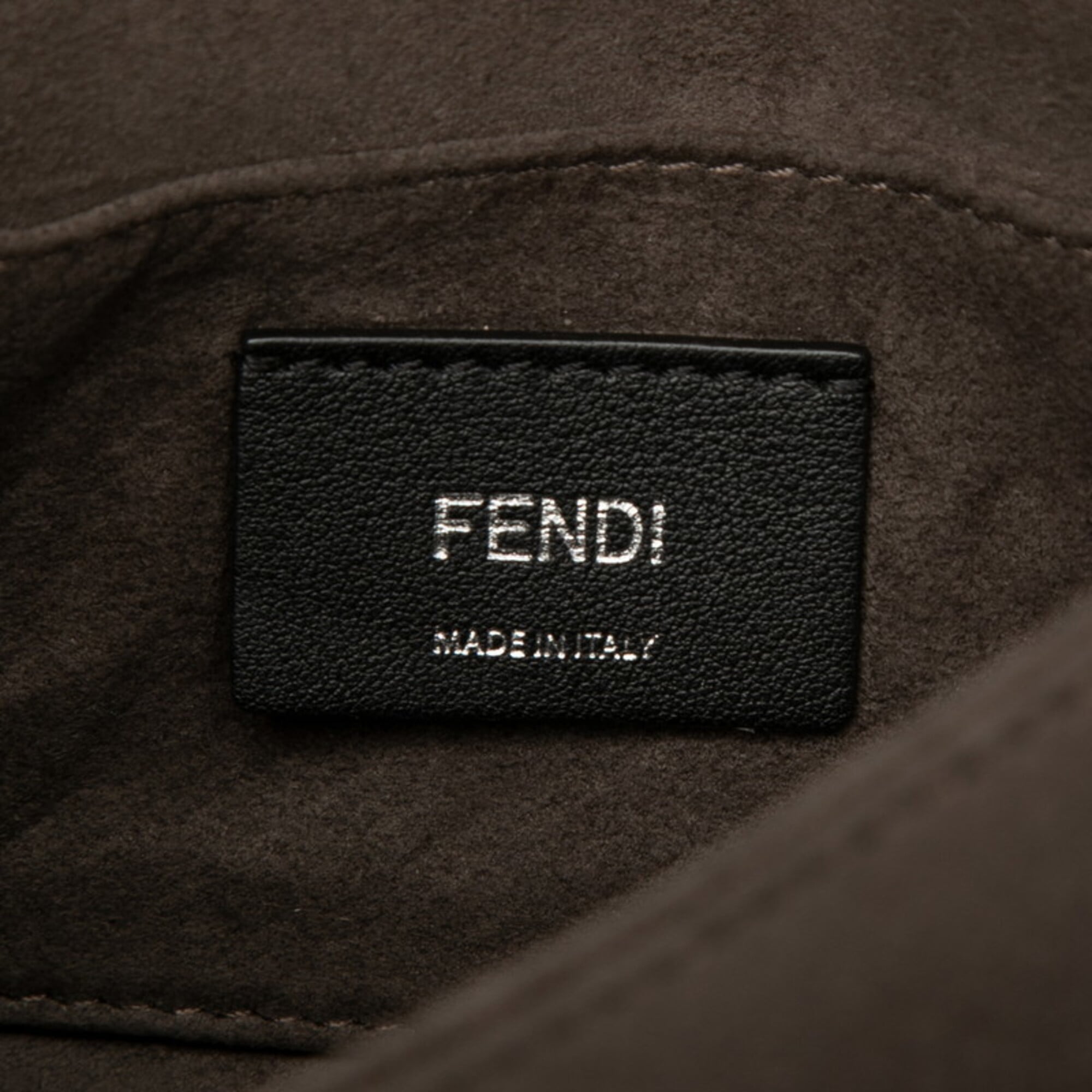 Fendi Metallic Pink Leather Shoulder Bag (Pre-Owned)
