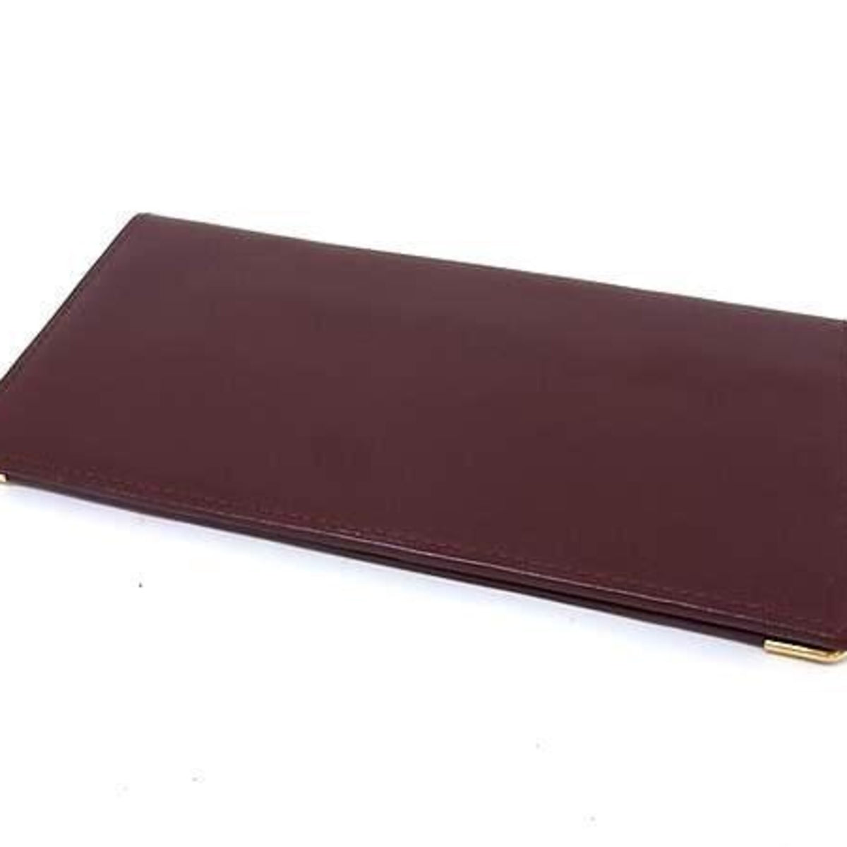 Cartier Bordeaux Leather Bill Wallet (Bi-Fold) (Pre-Owned)