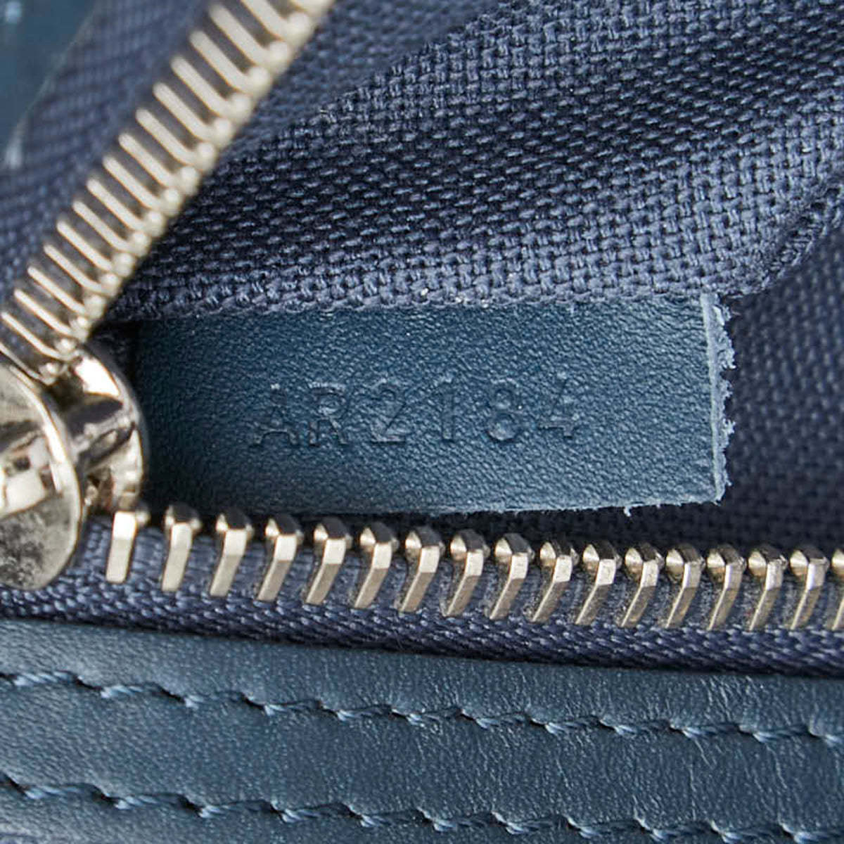 Louis Vuitton Damier Brown Navy Pvc Leather Tote Bag (Pre-Owned)