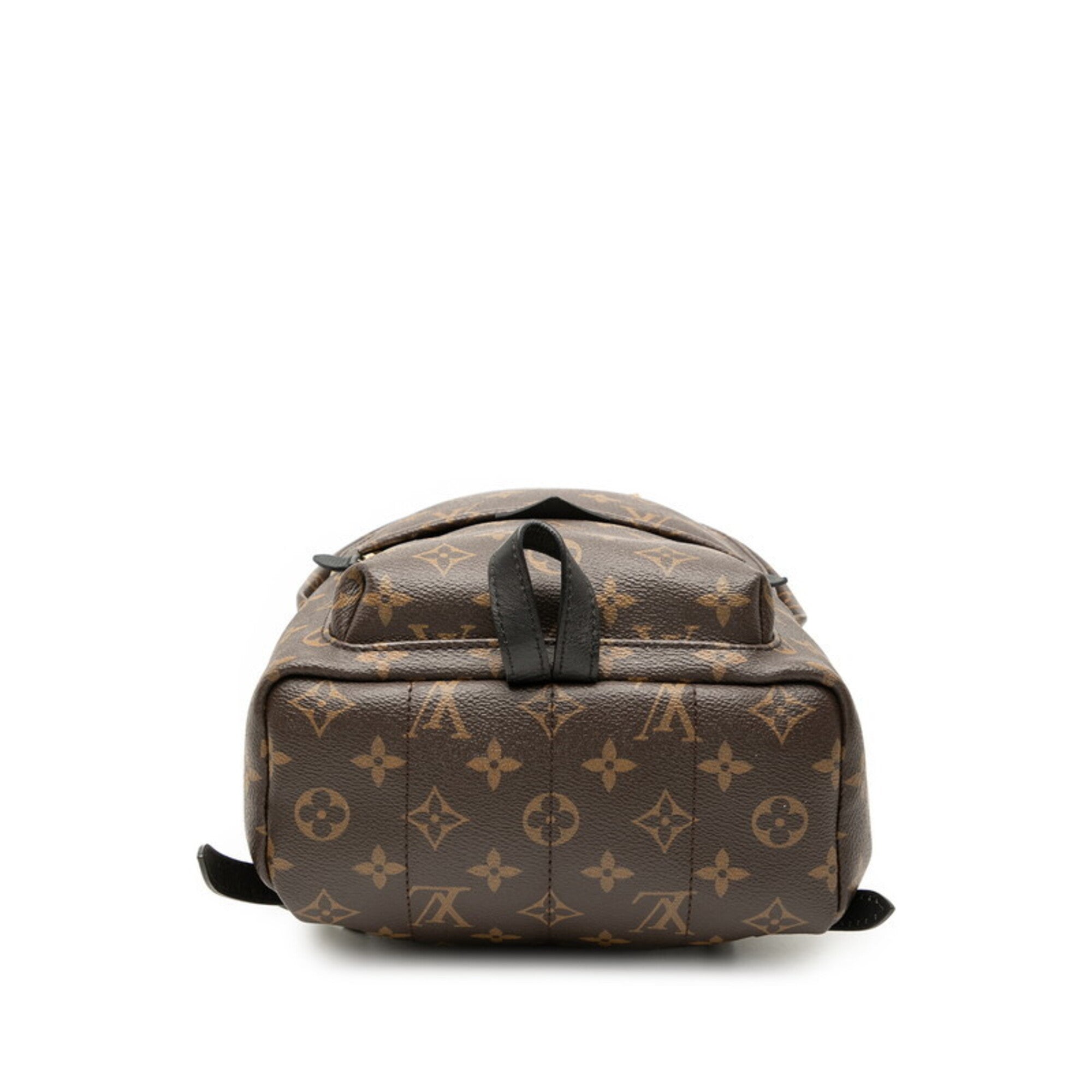 Louis Vuitton Monogram Black Brown Pvc Leather Backpack (Pre-Owned)