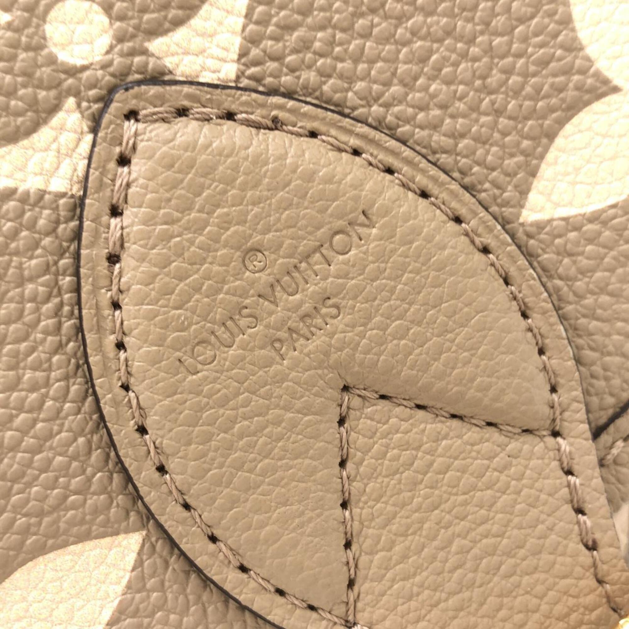 Louis Vuitton Cream Tourterelle Leather Shoulder Bag (Pre-Owned)