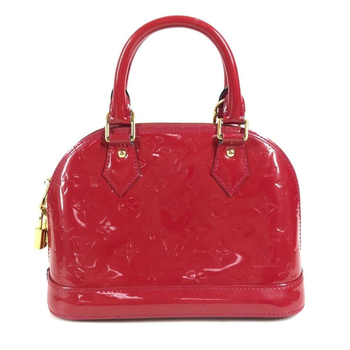 Louis Vuitton Monogram Vernis Indian Rose Monogram Vernis Handbag Shoulder Bag (Pre-Owned)
