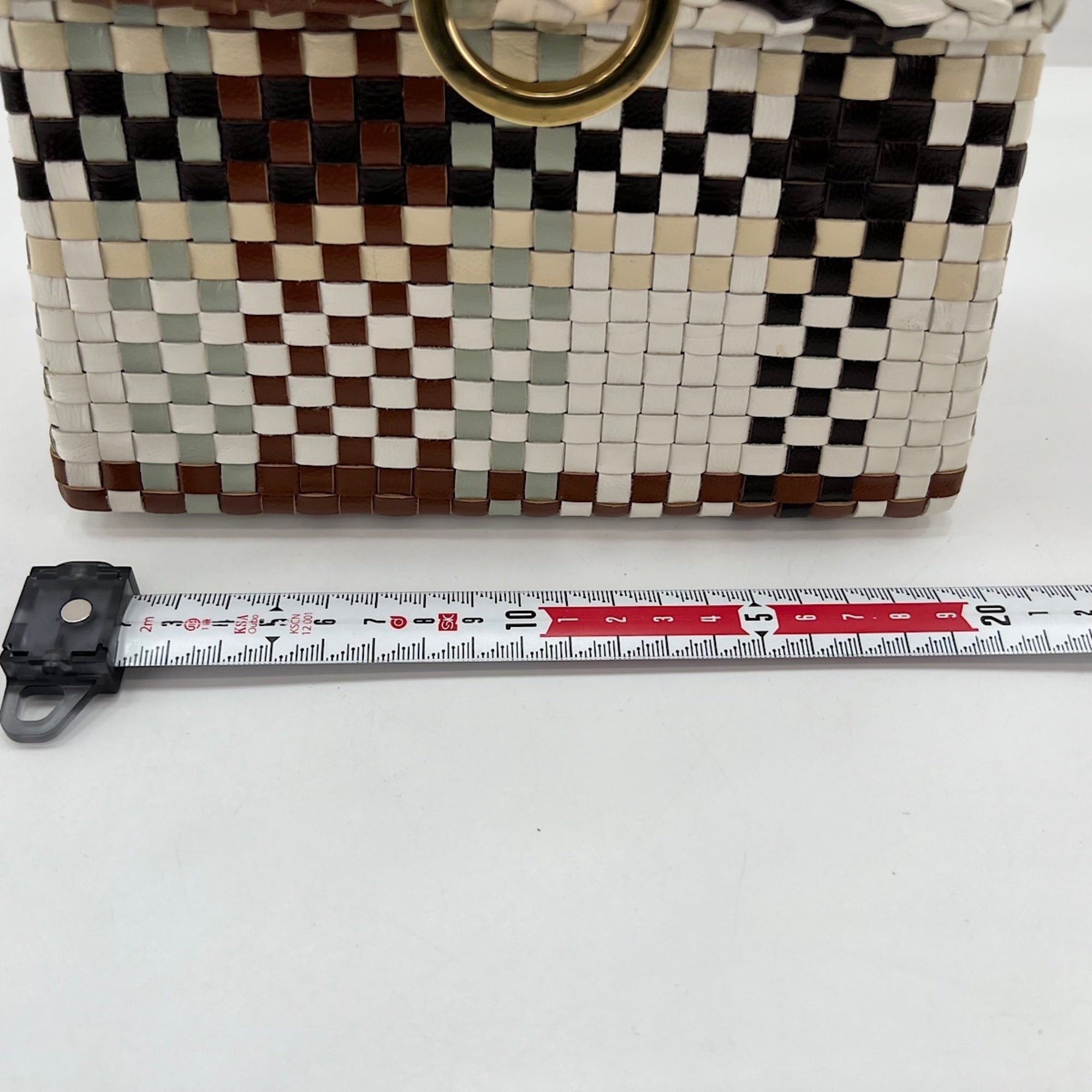 Salvatore Ferragamo Gancini Multi-Color Leather Handbag (Pre-Owned)