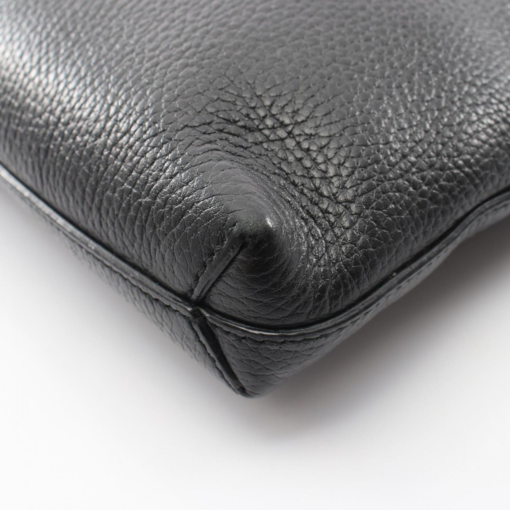 Gucci Black Leather Shoulder Bag (Pre-Owned)
