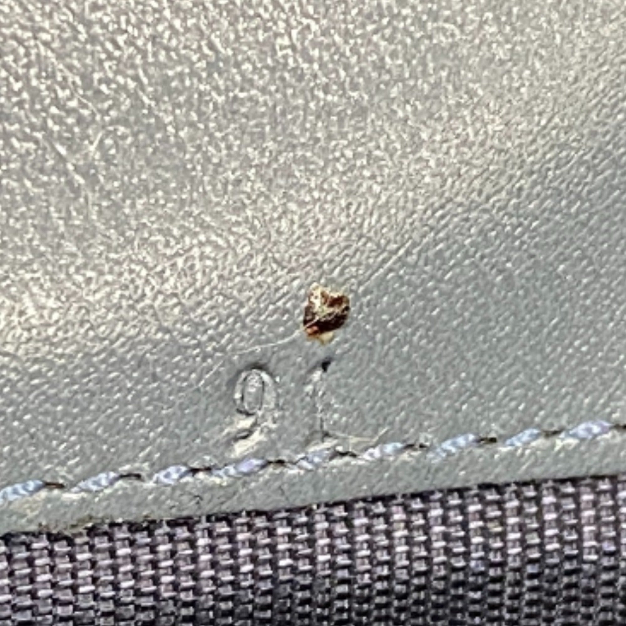 Prada Blue Leather Wallet (Bi-Fold) (Pre-Owned)