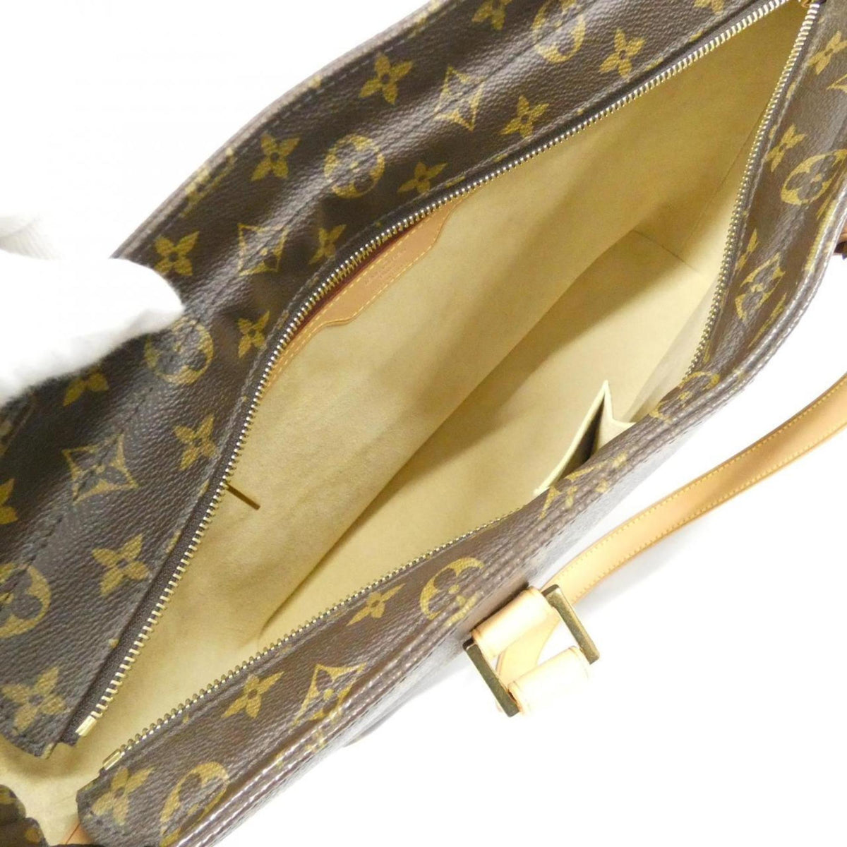 Louis Vuitton Brown Coated Canvas Handbag (Pre-Owned)