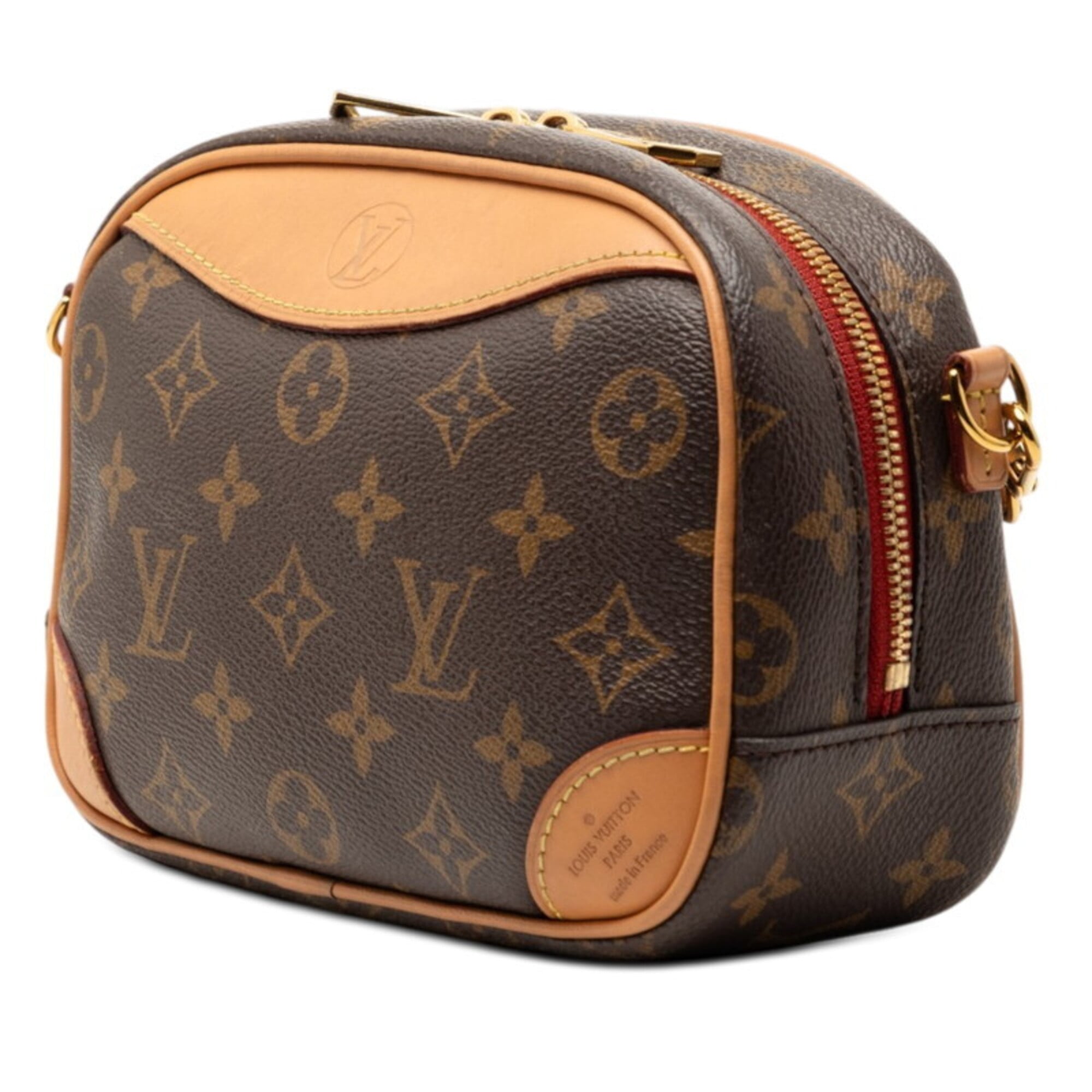 Louis Vuitton Brown Monogram Pvc Leather Pochette Shoulder Bag (Pre-Owned)