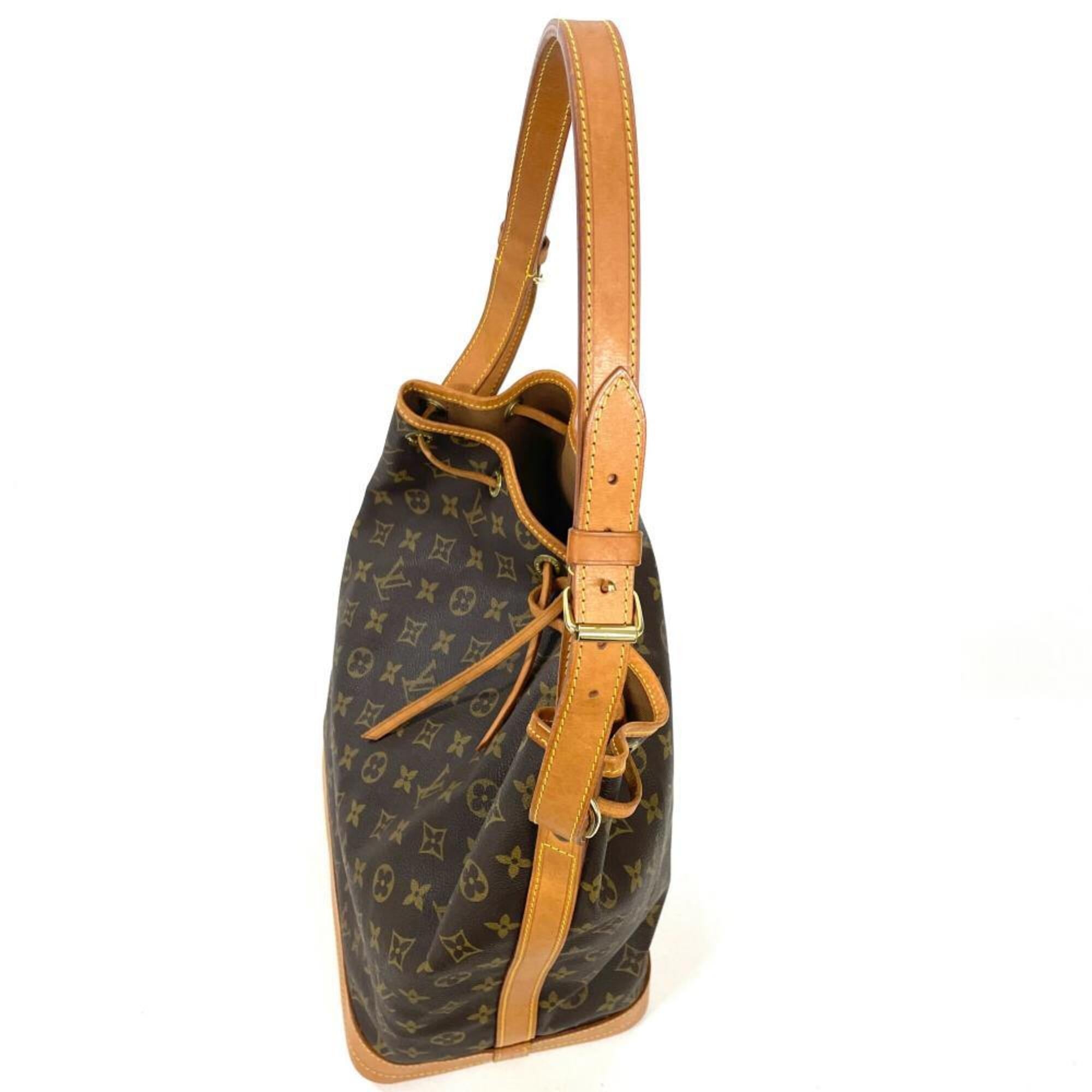 Louis Vuitton Brown Monogram Canvas Shoulder Bag (Pre-Owned)