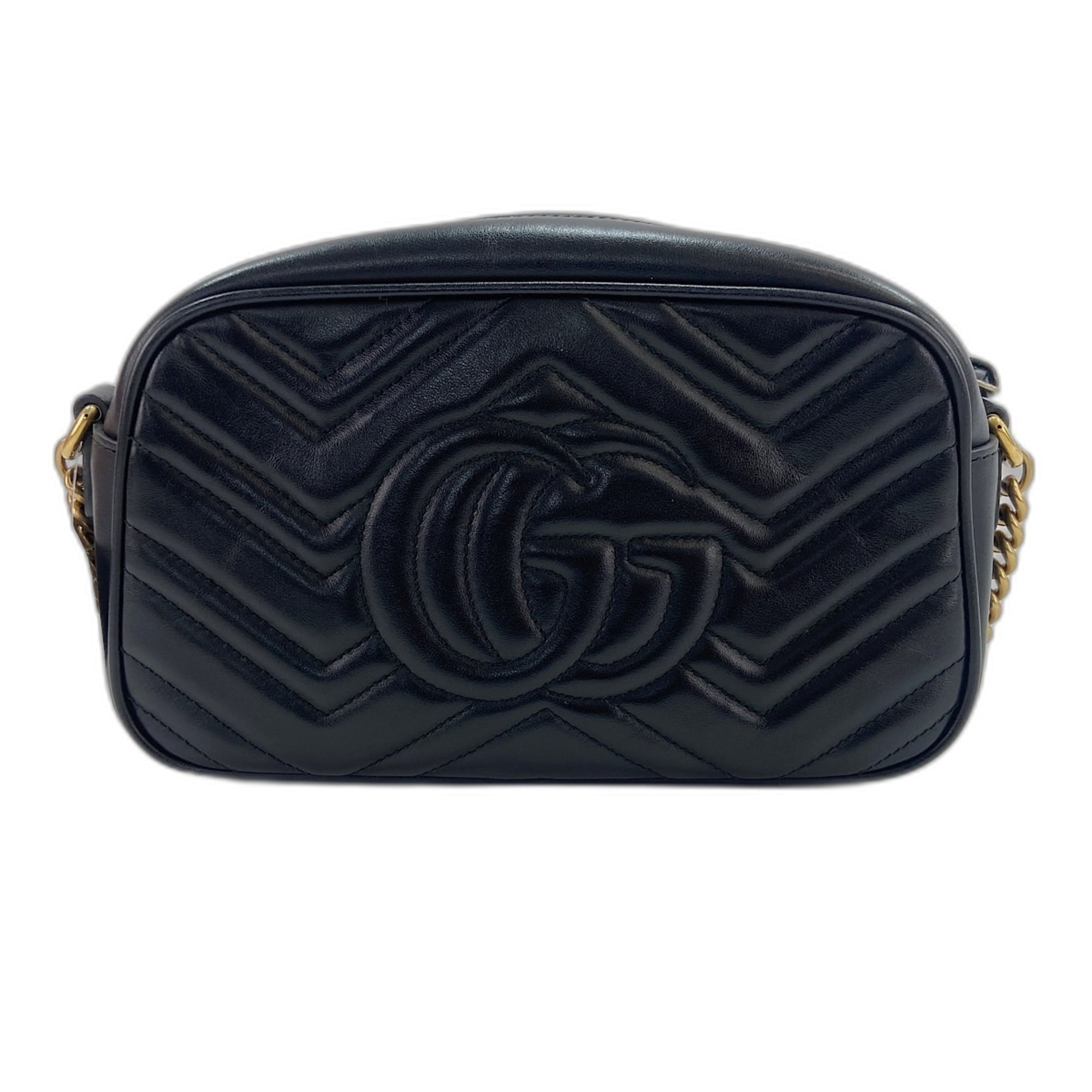 Gucci Gg Marmont Black Shoulder Bag (Pre-Owned)