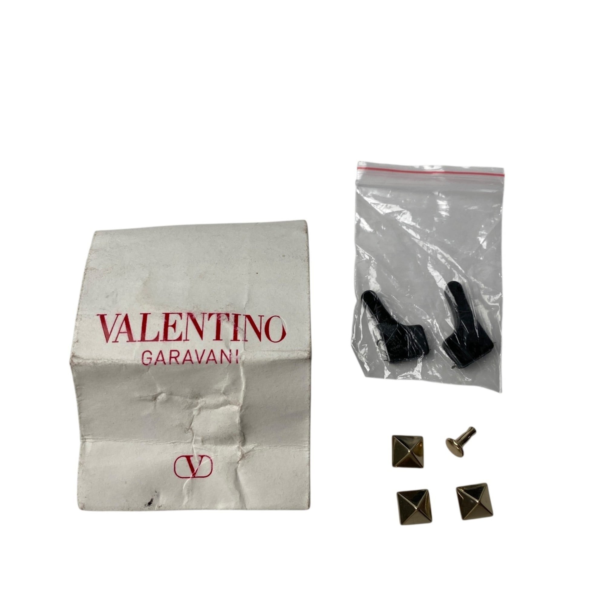 Valentino Black Leather Tote Bag (Pre-Owned)