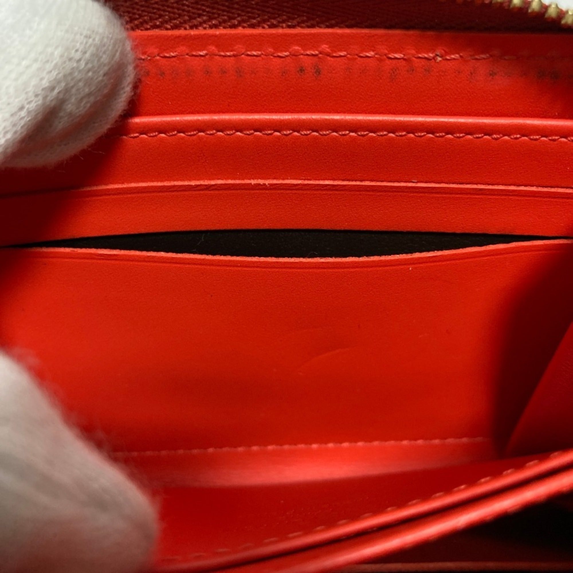 Louis Vuitton Monogram Vernis Metallic Pink Monogram Vernis Coin Purse/Coin Case (Pre-Owned)