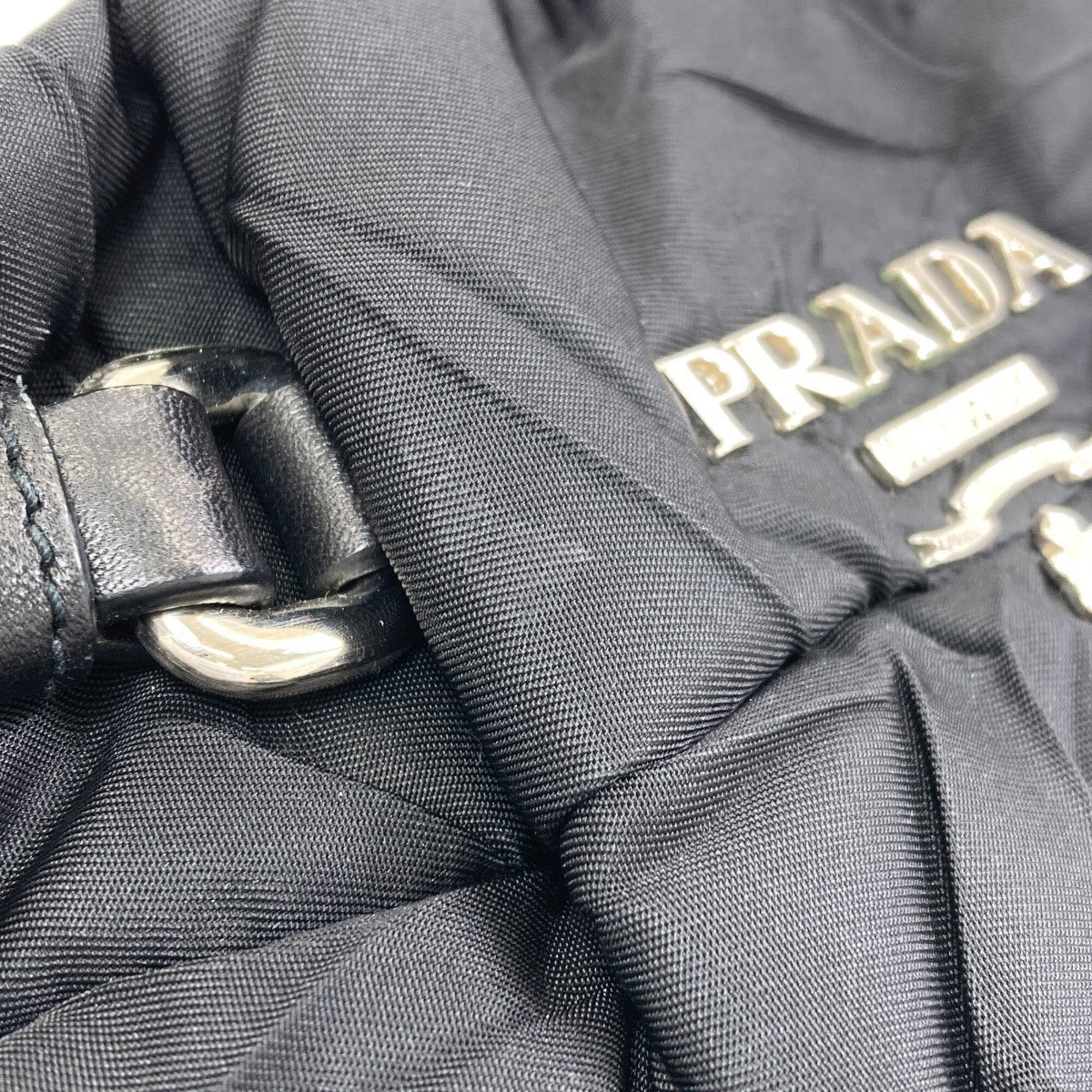 Prada Black Nylon Handbag (Pre-Owned)