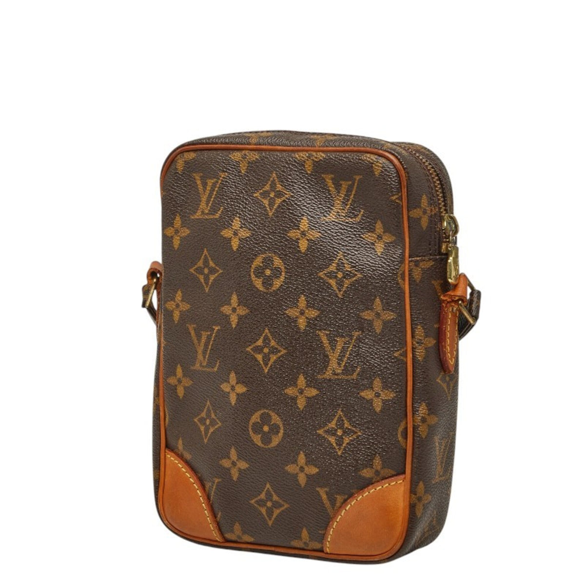 Louis Vuitton Brown Pvc Leather Shoulder Bag (Pre-Owned)
