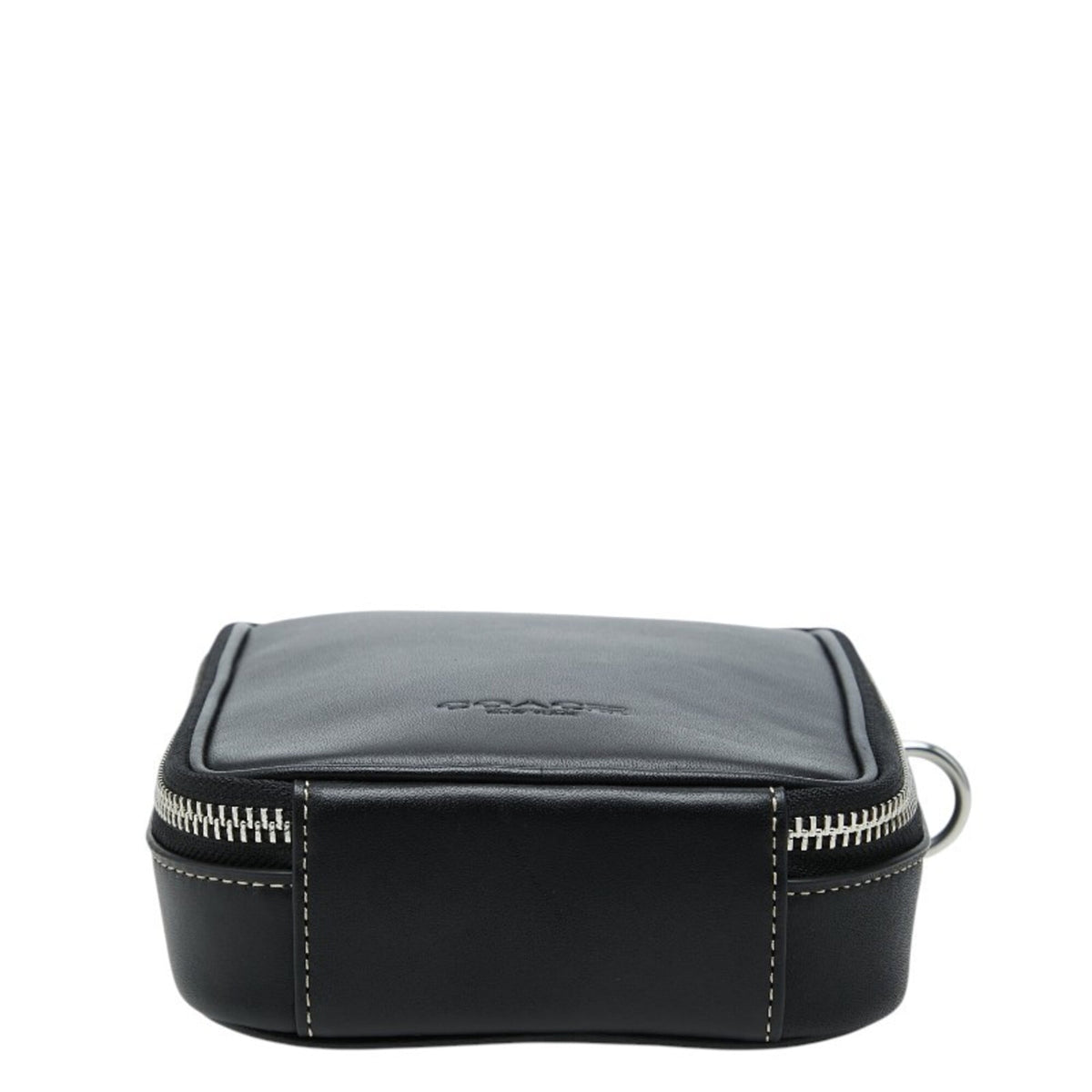 Coach Black White Leather Pvc Shoulder Bag (Pre-Owned)