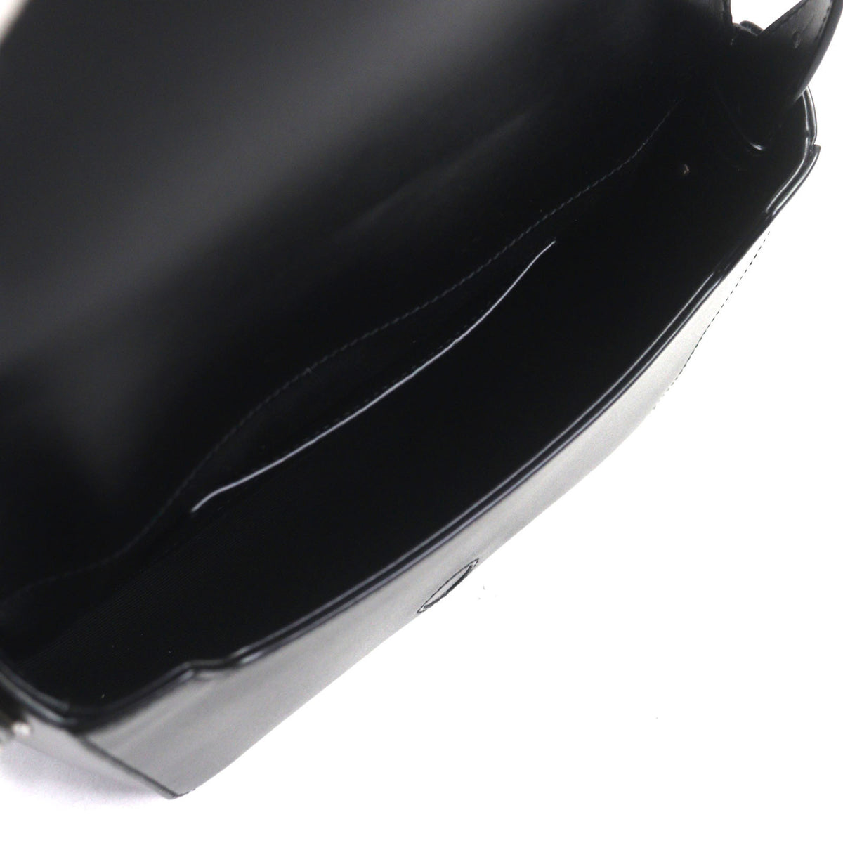 Saint Laurent Black Leather Shoulder Bag (Pre-Owned)