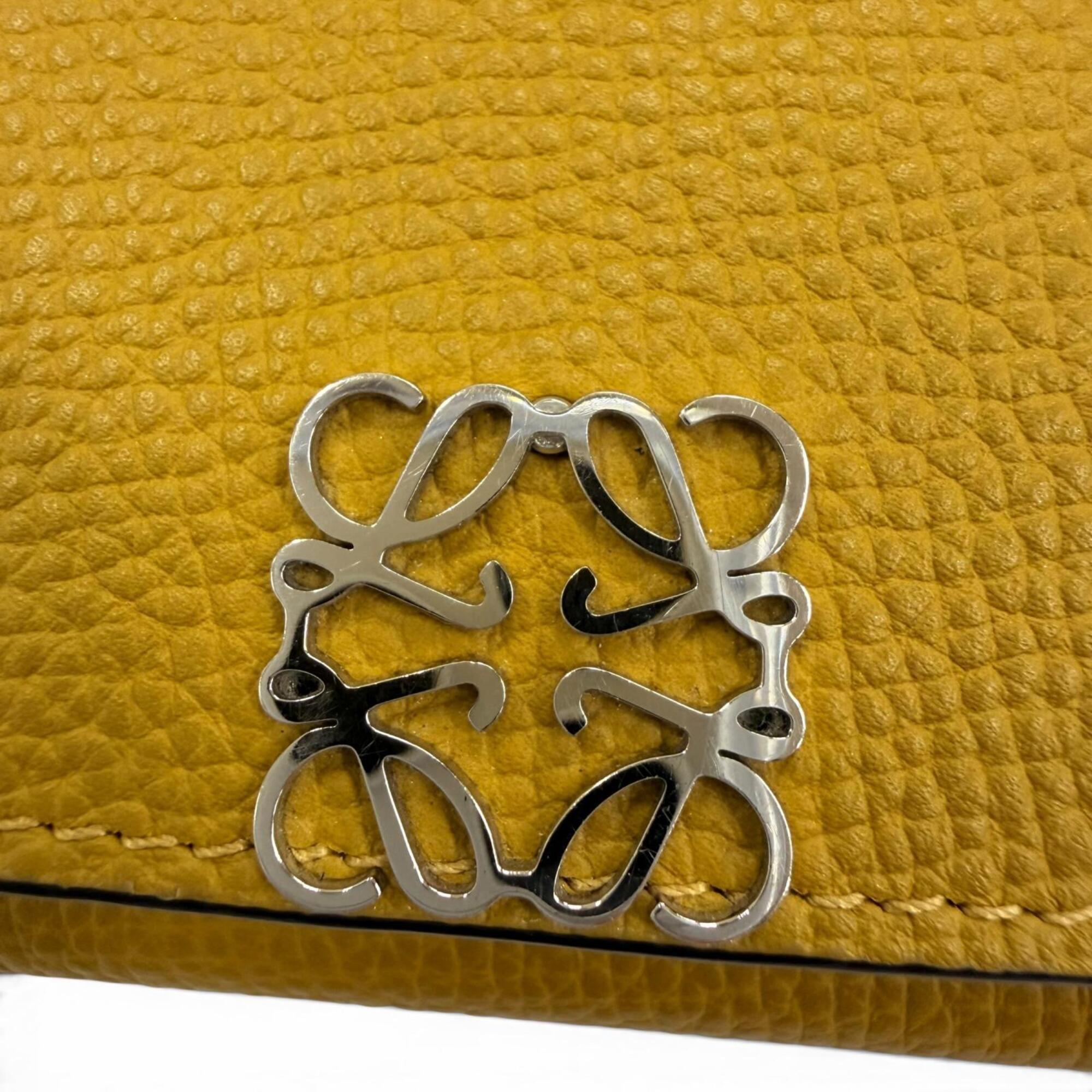Loewe Brown Leather Wallet (Tri-Fold) (Pre-Owned)