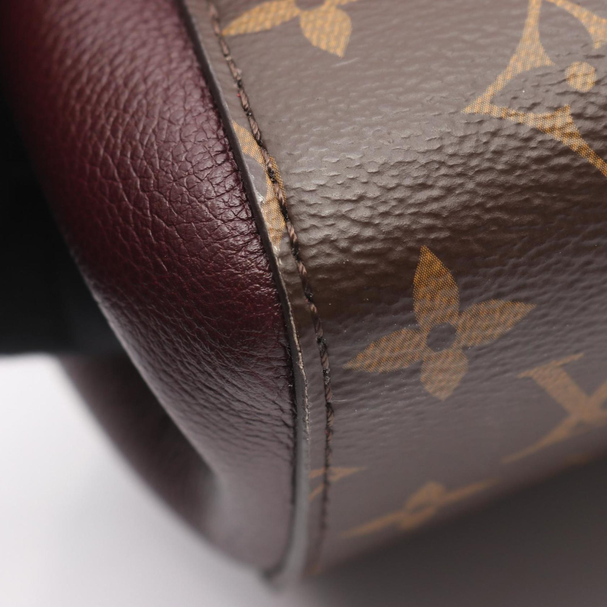 Louis Vuitton Black Bordeaux Monogram Multi-Color Noir Wine Monogram Leather Handbag (Pre-Owned)