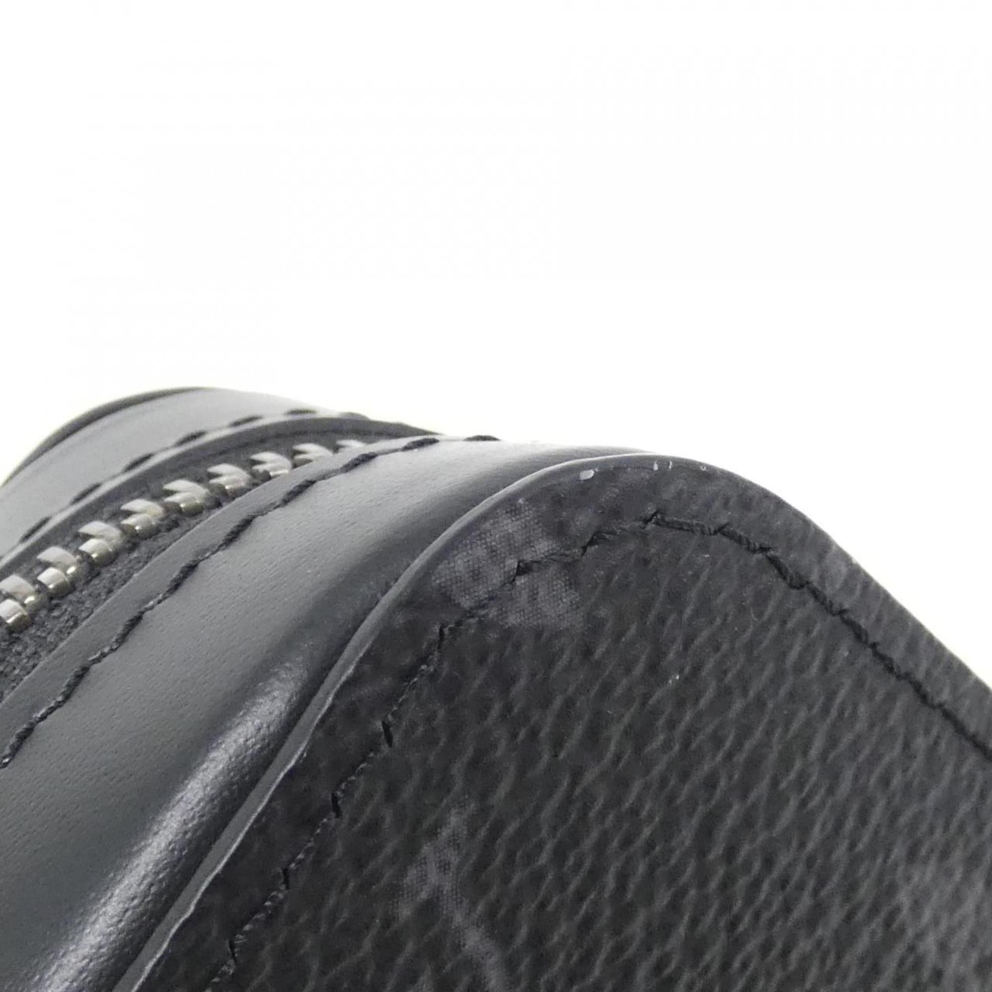 Louis Vuitton Black Coated Canvas Long Wallet (Bi-Fold) (Pre-Owned)