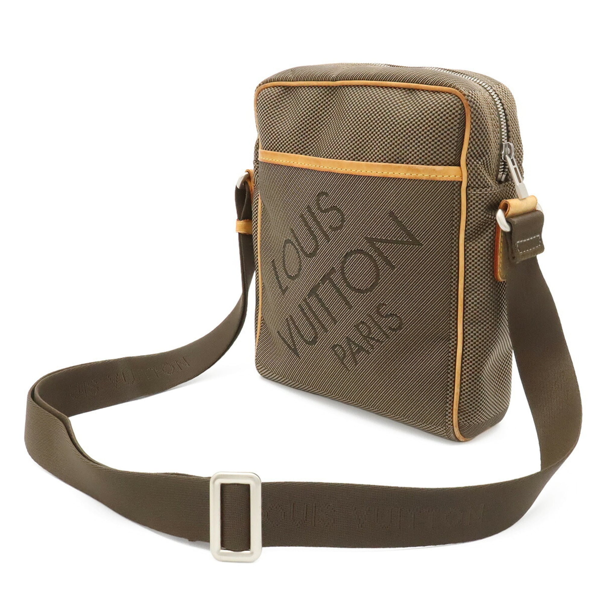Louis Vuitton Earth Khaki Damier Geant Shoulder Bag (Pre-Owned)