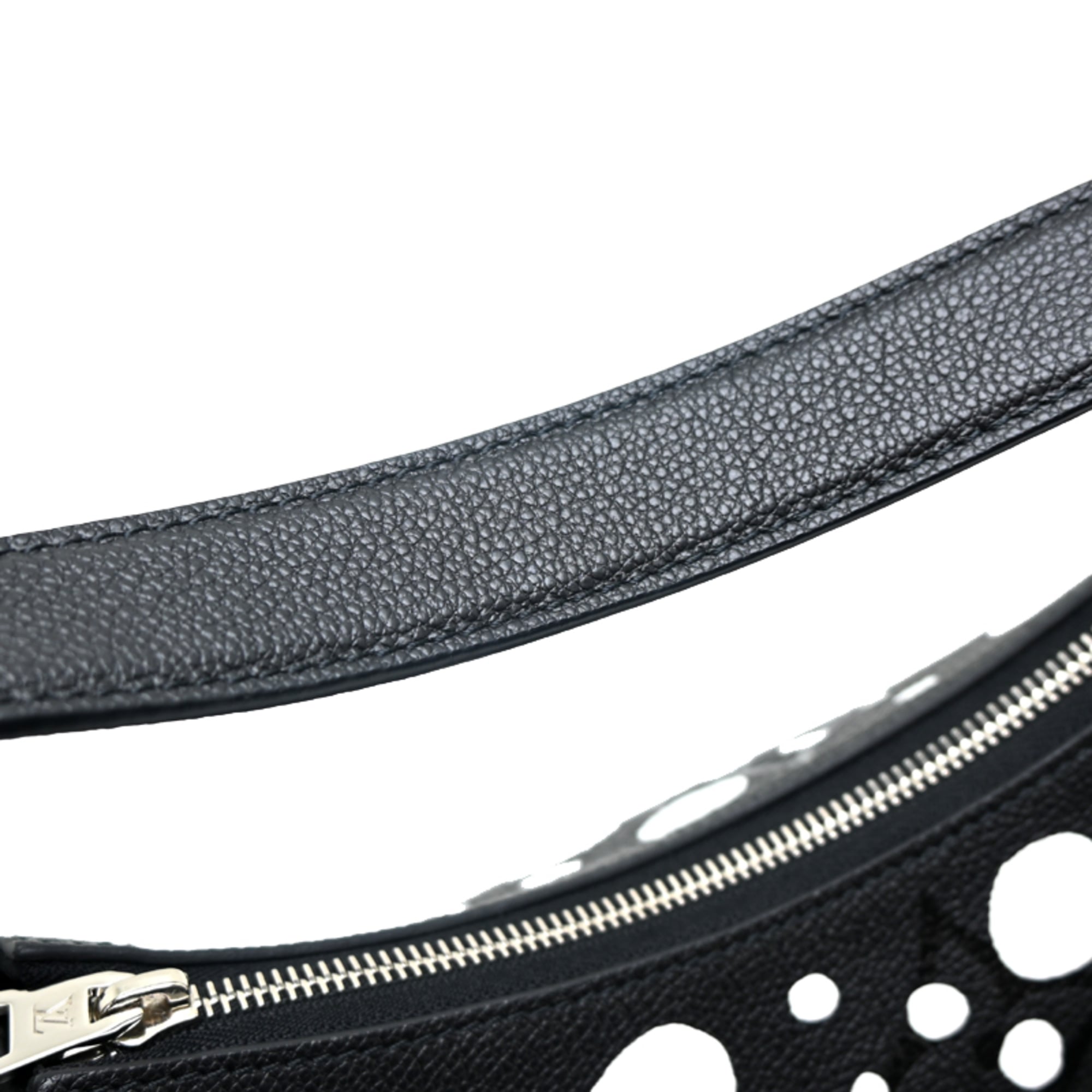 Louis Vuitton Black Blanc Noir White Monogram Empreinte Shoulder Bag (Pre-Owned)