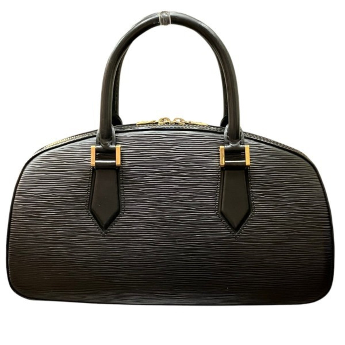 Louis Vuitton Black Leather Handbag (Pre-Owned)
