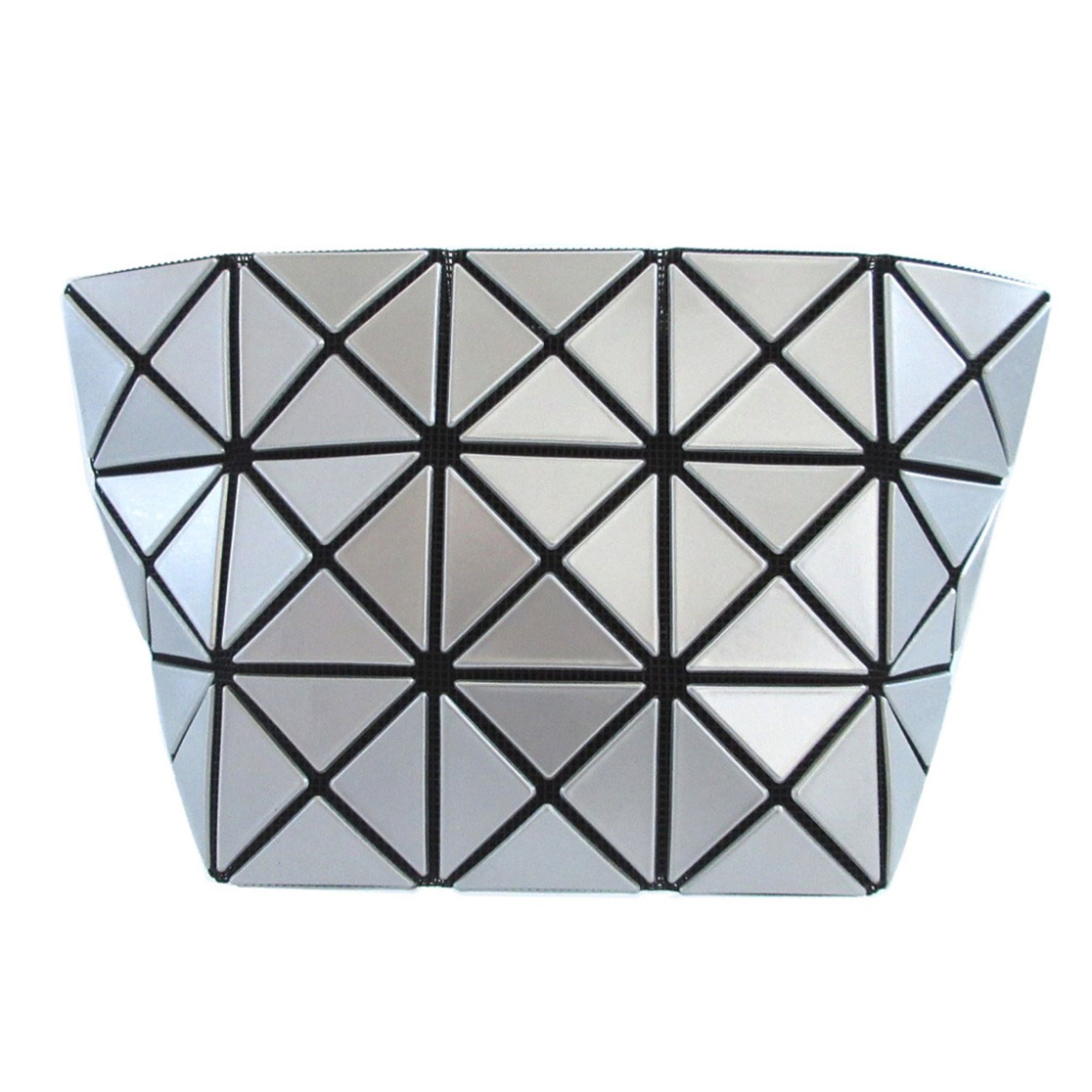 Issey Miyake Silver Pvc Pouch (Pre-Owned)