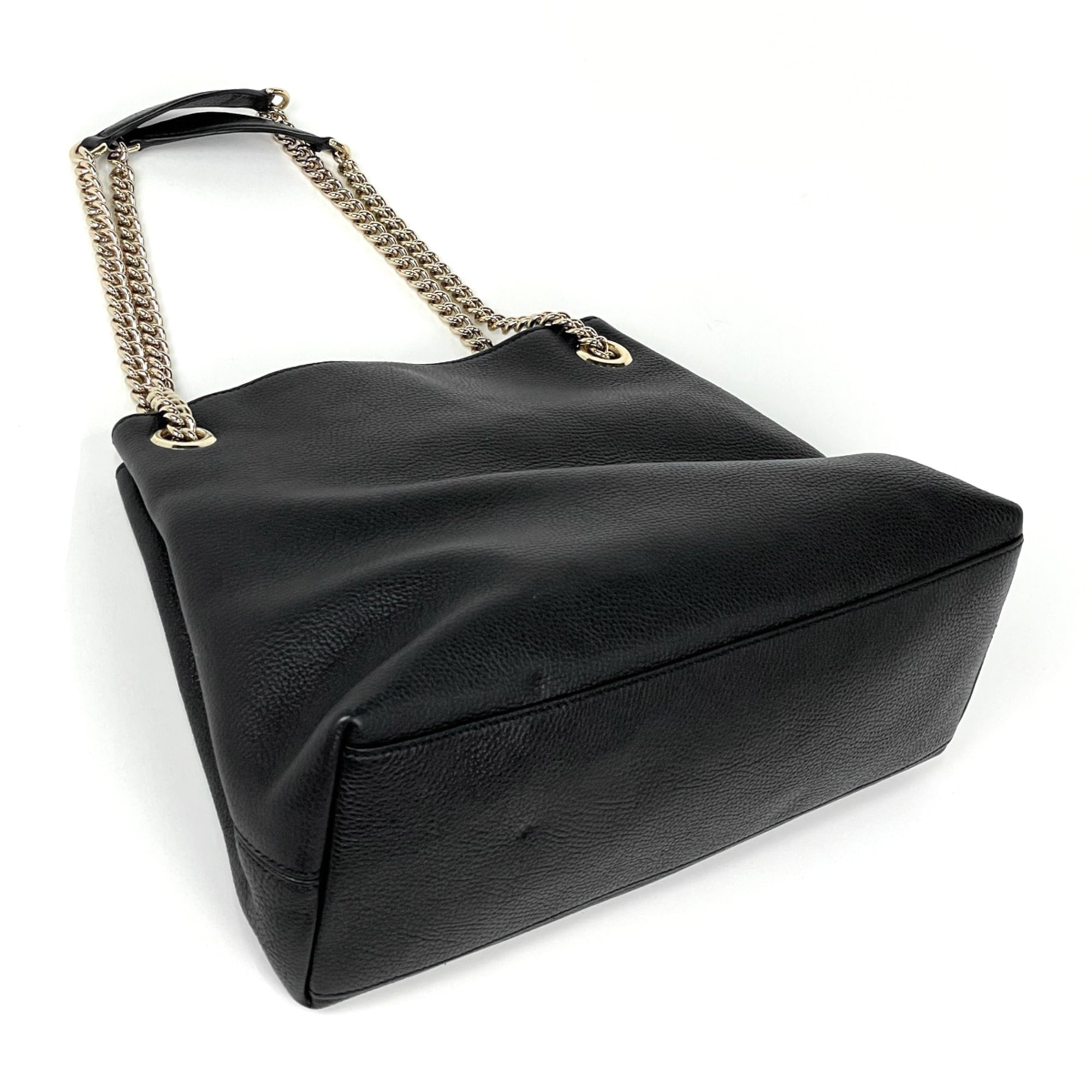 Gucci Black Leather Shoulder Bag (Pre-Owned)