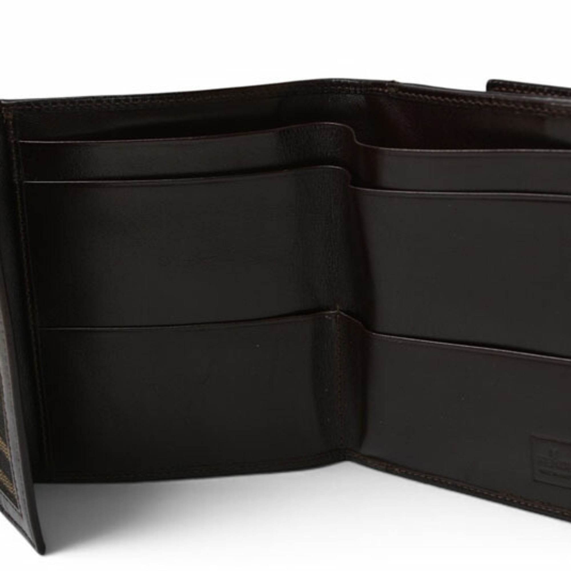 Fendi Zucca Brown Canvas Wallet (Bi-Fold) (Pre-Owned)