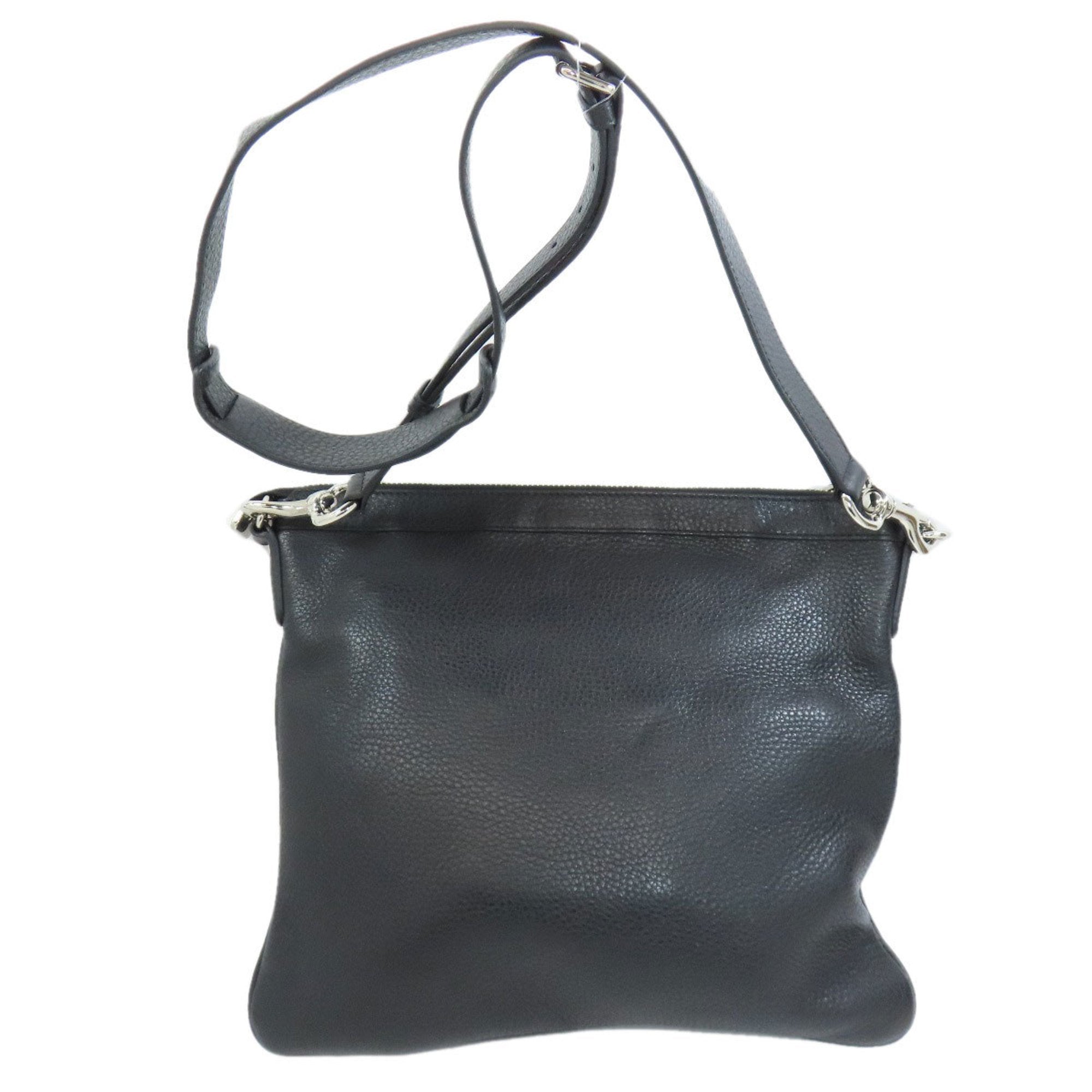 Gucci Black Leather Shoulder Bag (Pre-Owned)