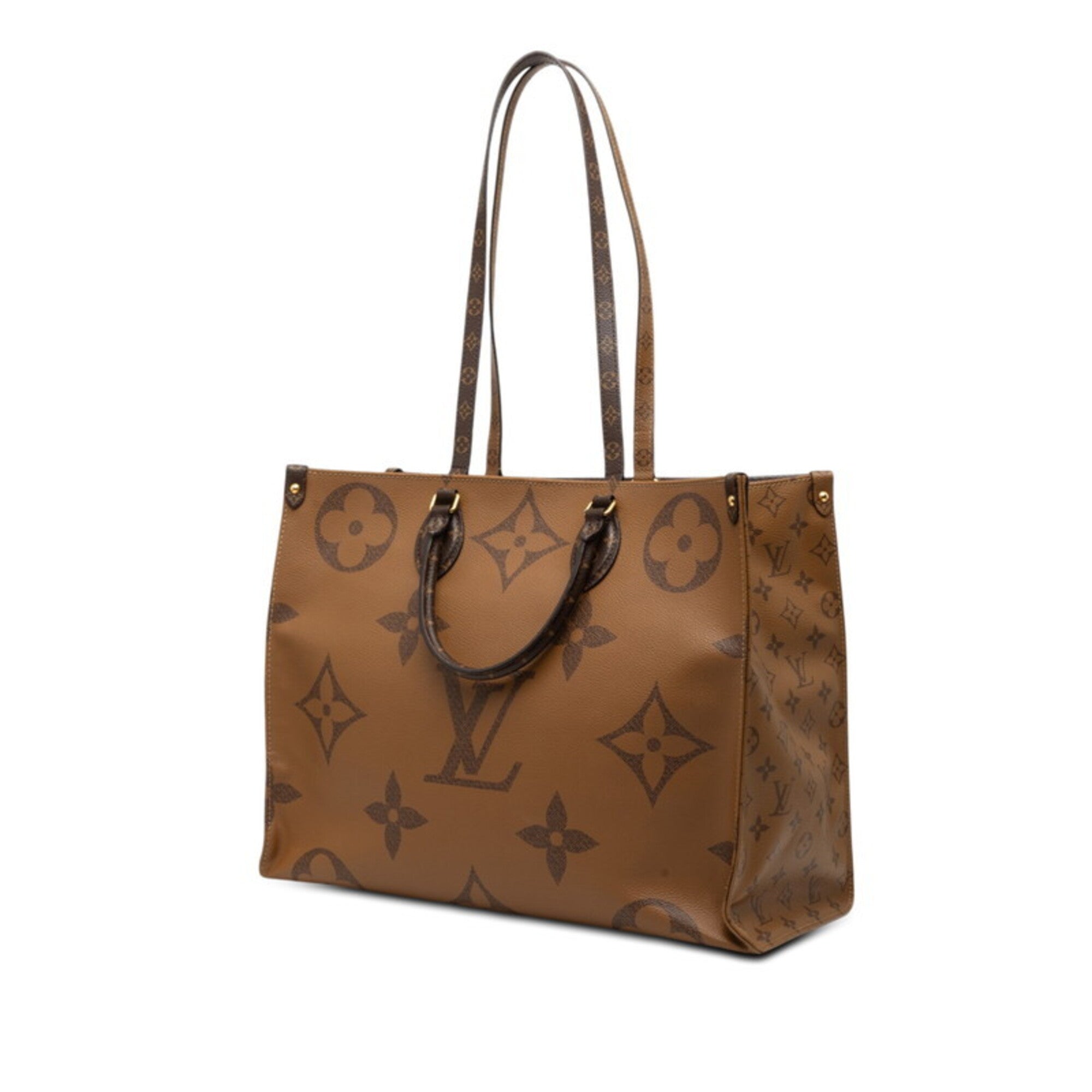 Louis Vuitton Brown Pvc Leather Handbag Shoulder Bag (Pre-Owned)