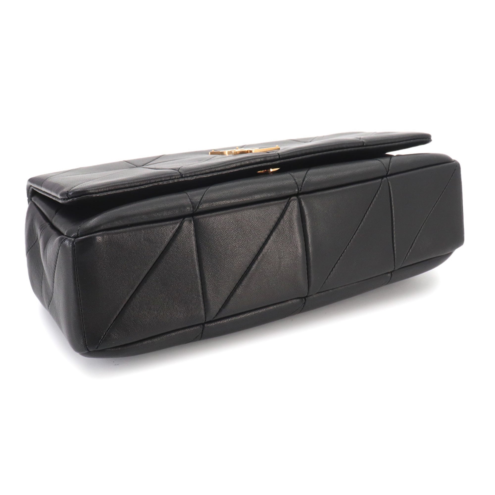 Saint Laurent Black Leather Shoulder Bag (Pre-Owned)
