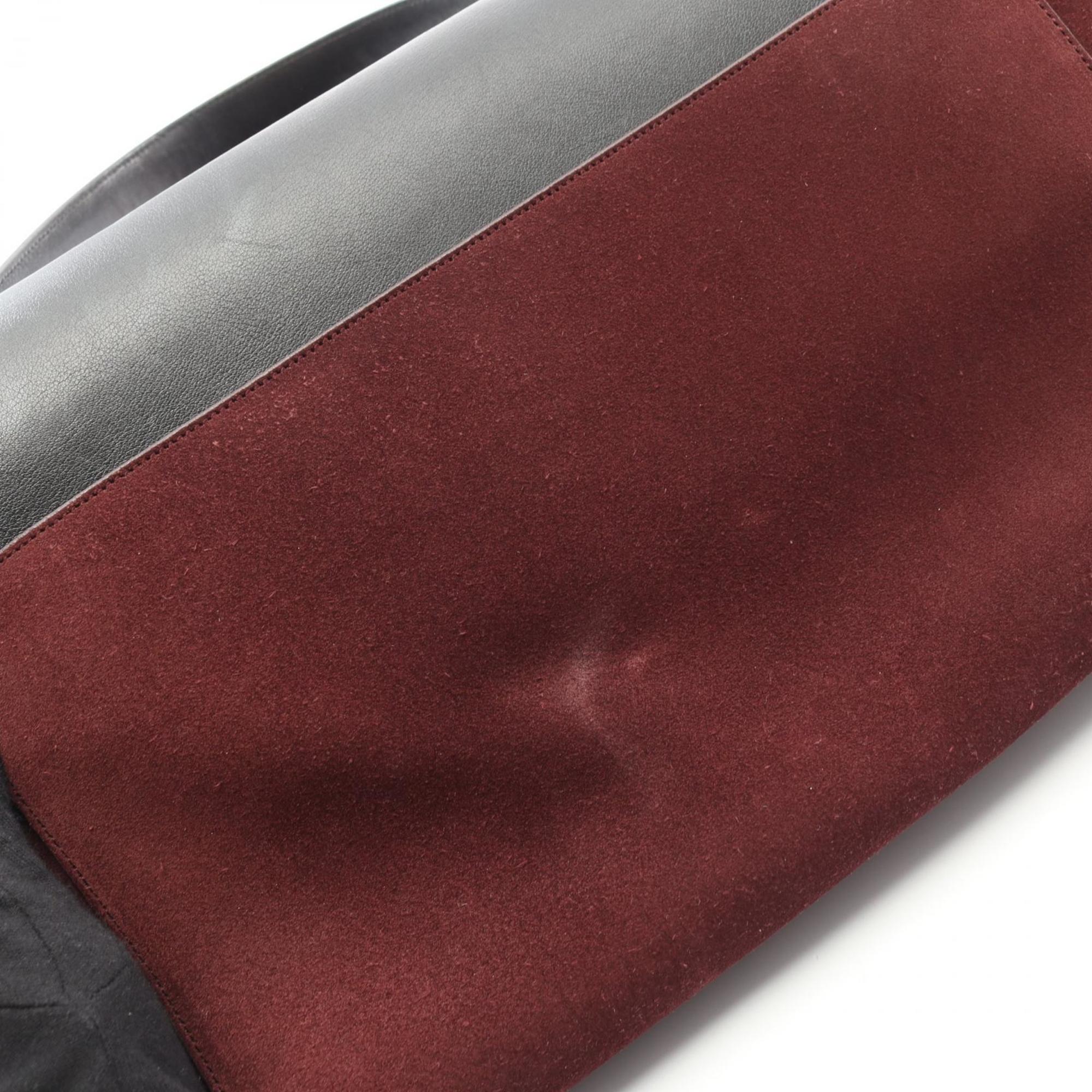 Yves Saint Laurent Black Bordeaux Leather Handbag (Pre-Owned)
