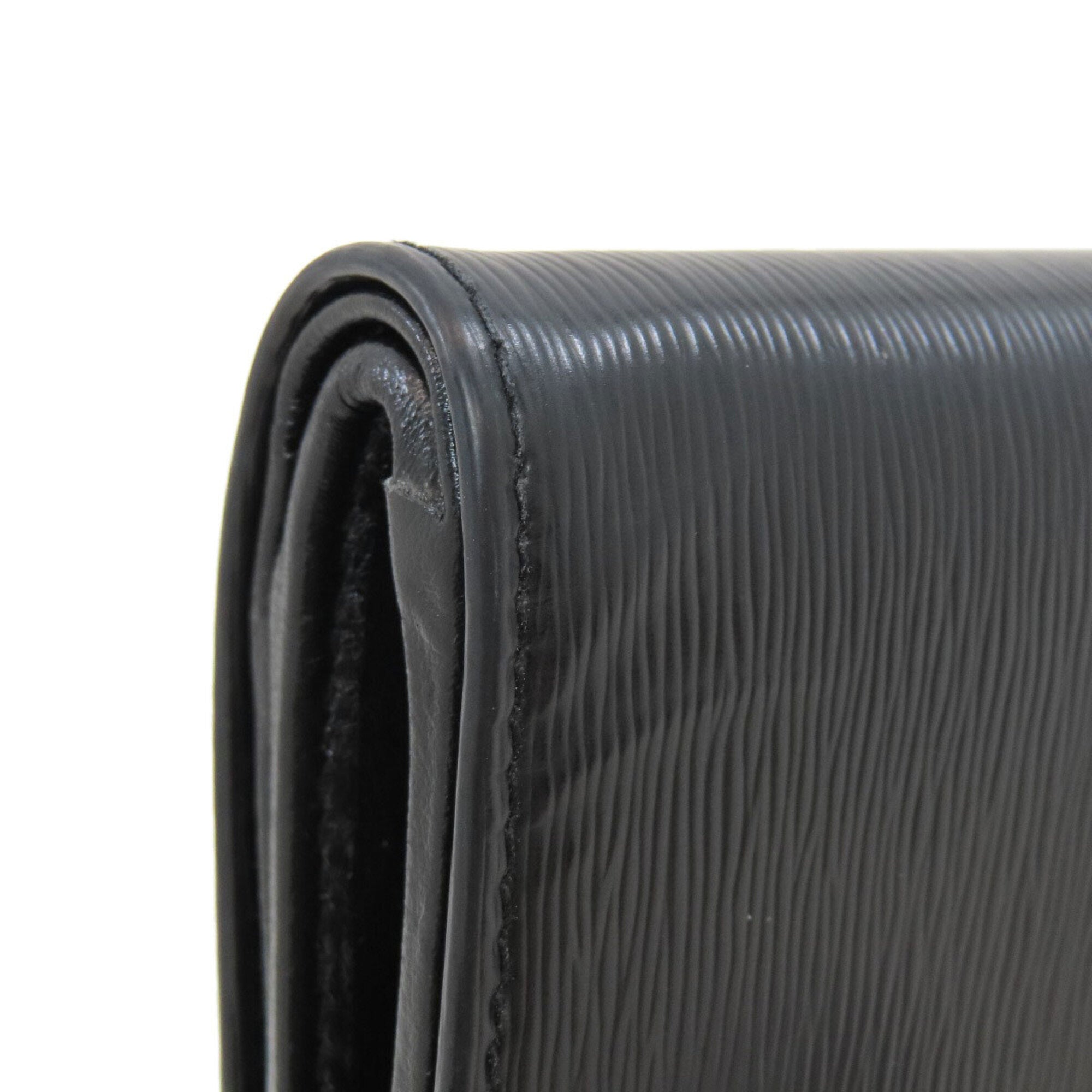 Prada Black Saffiano Triangle Wallet (Bi-Fold) (Pre-Owned)