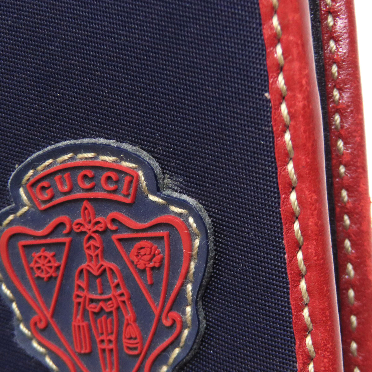Gucci Navy Nylon Wallet (Bi-Fold) (Pre-Owned)