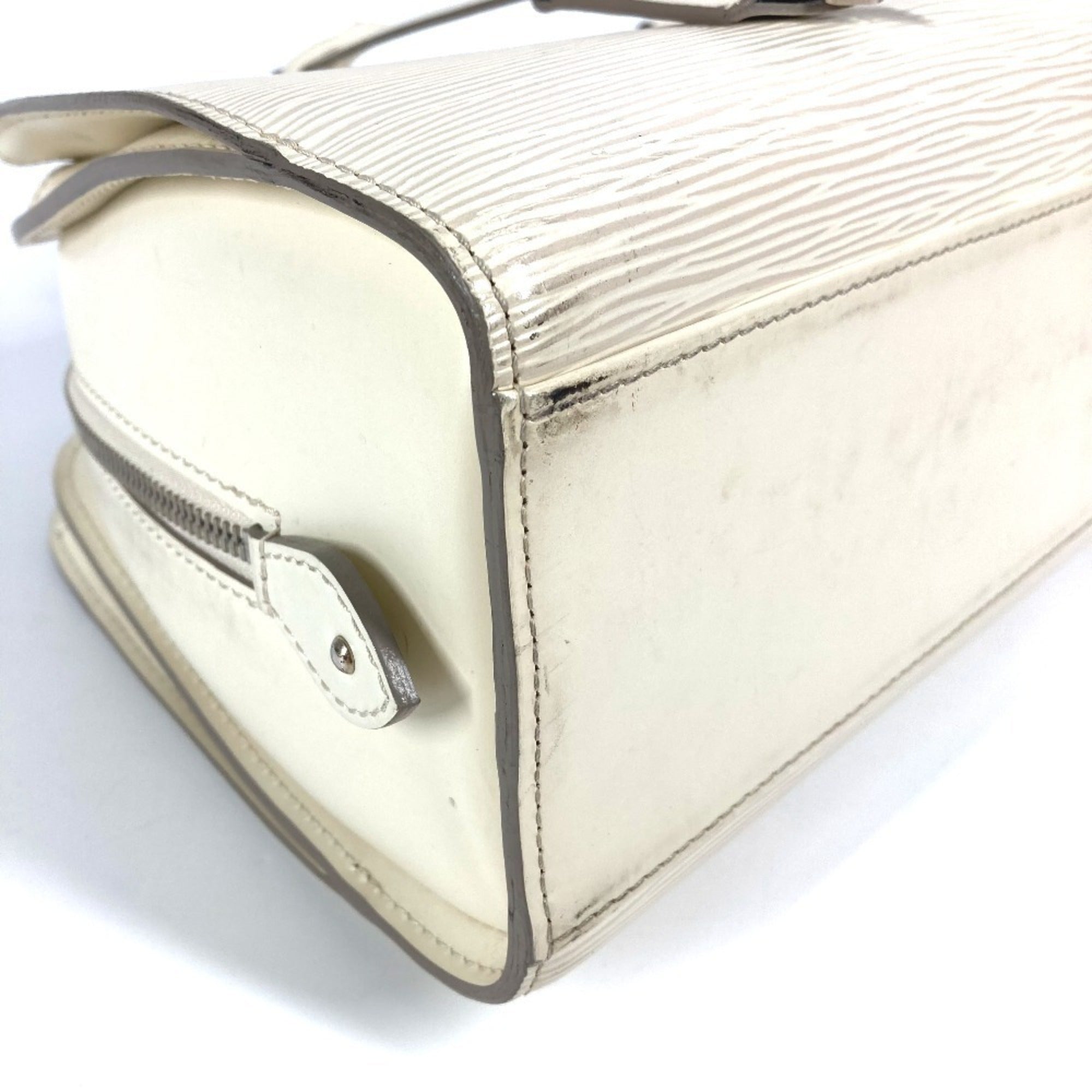 Louis Vuitton Lv Off White White Epi Leather Handbag Tote Bag (Pre-Owned)