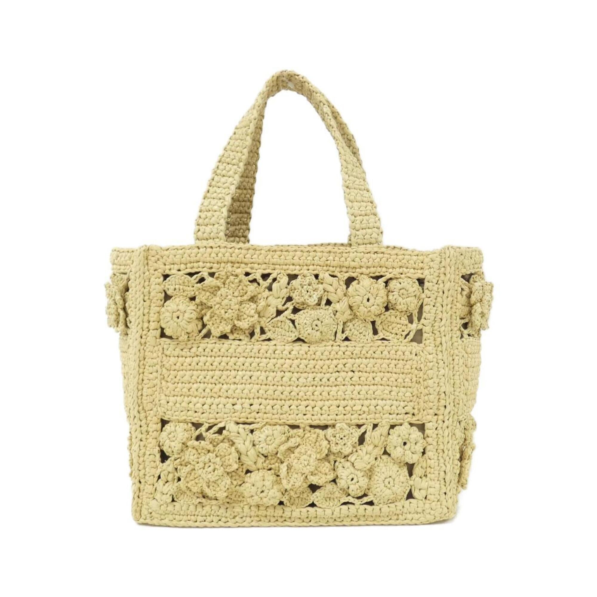 Christian Dior Raffia Handbag (Pre-Owned)