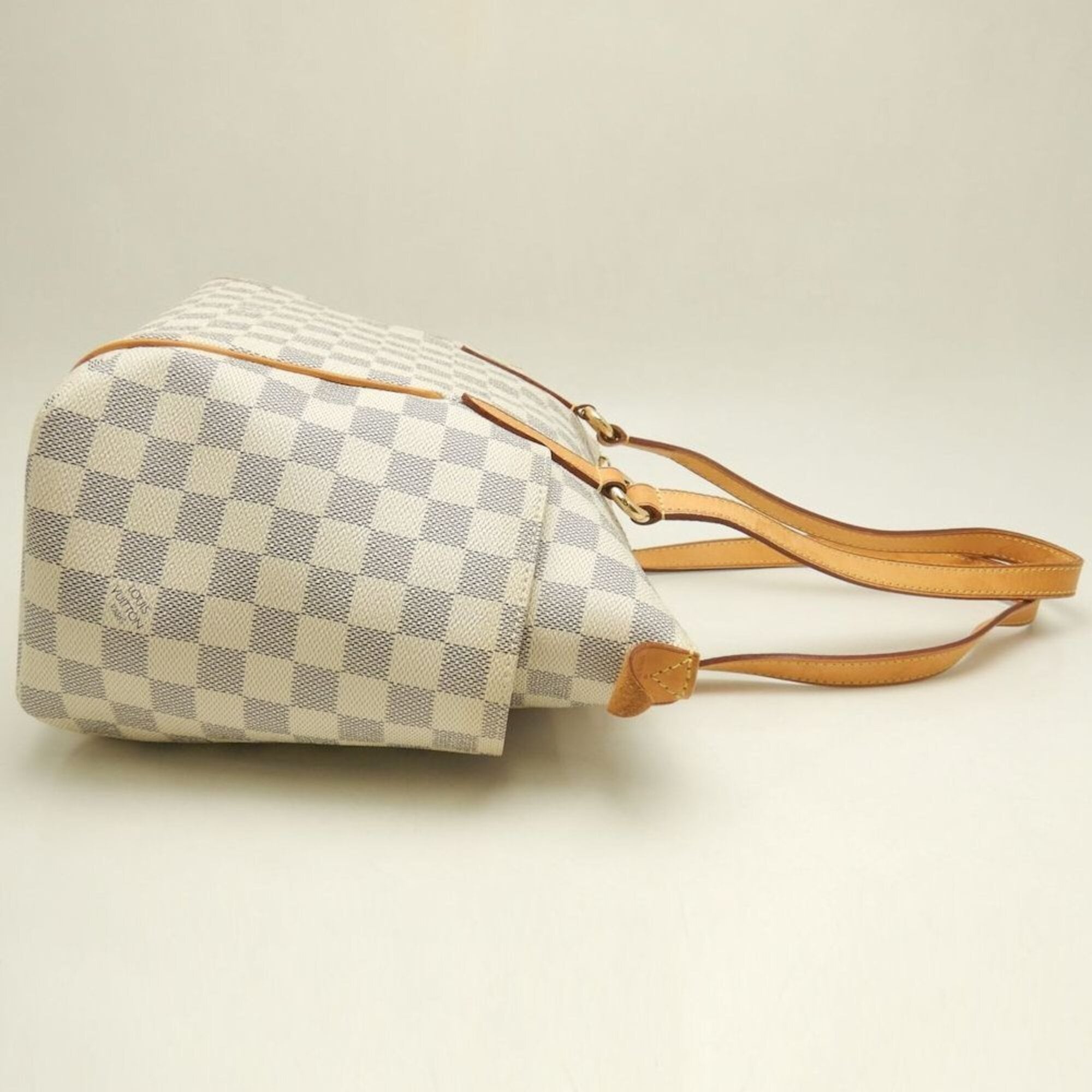Louis Vuitton Azur Coated Canvas Leather Tote Bag (Pre-Owned)