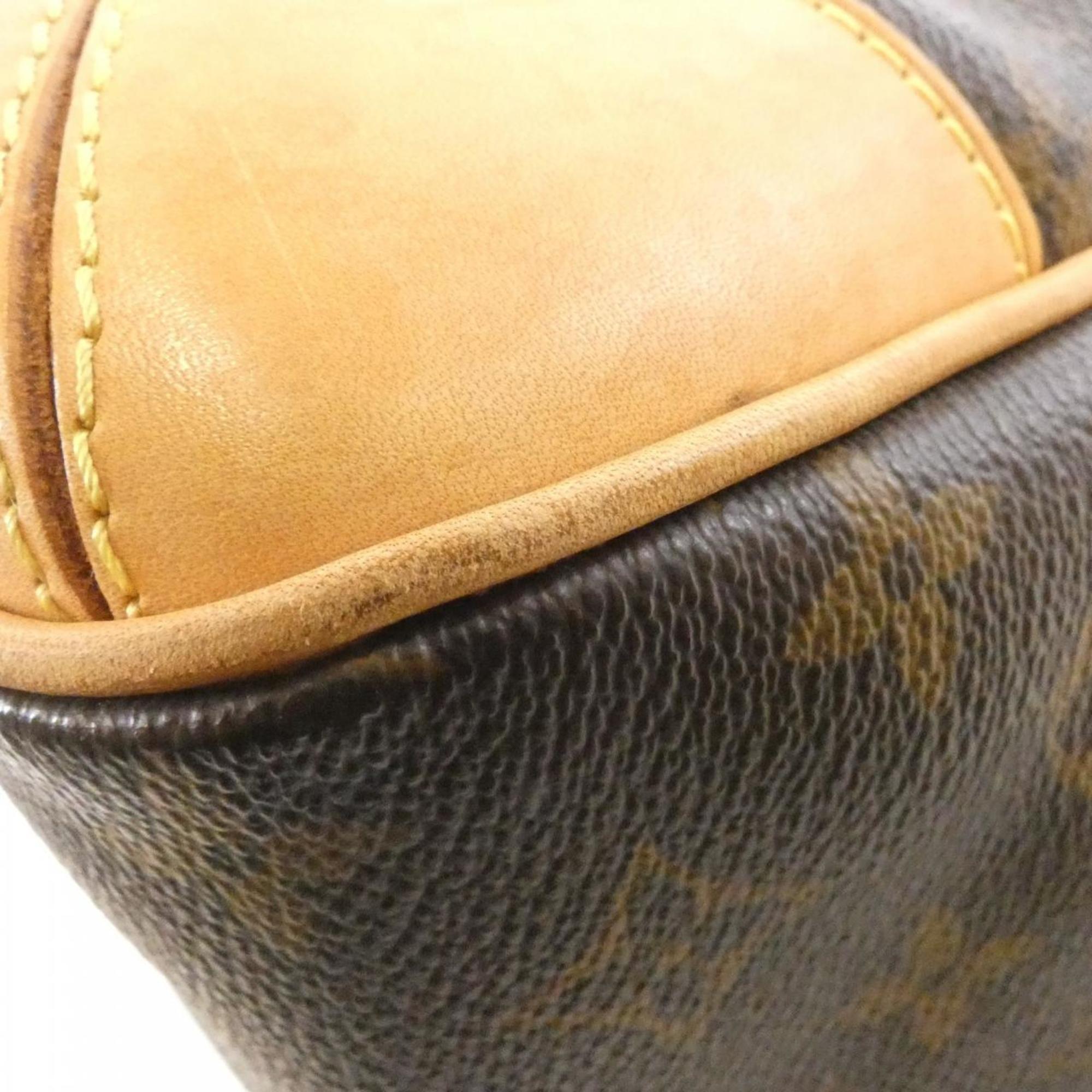 Louis Vuitton Marron Coated Canvas Handbag (Pre-Owned)