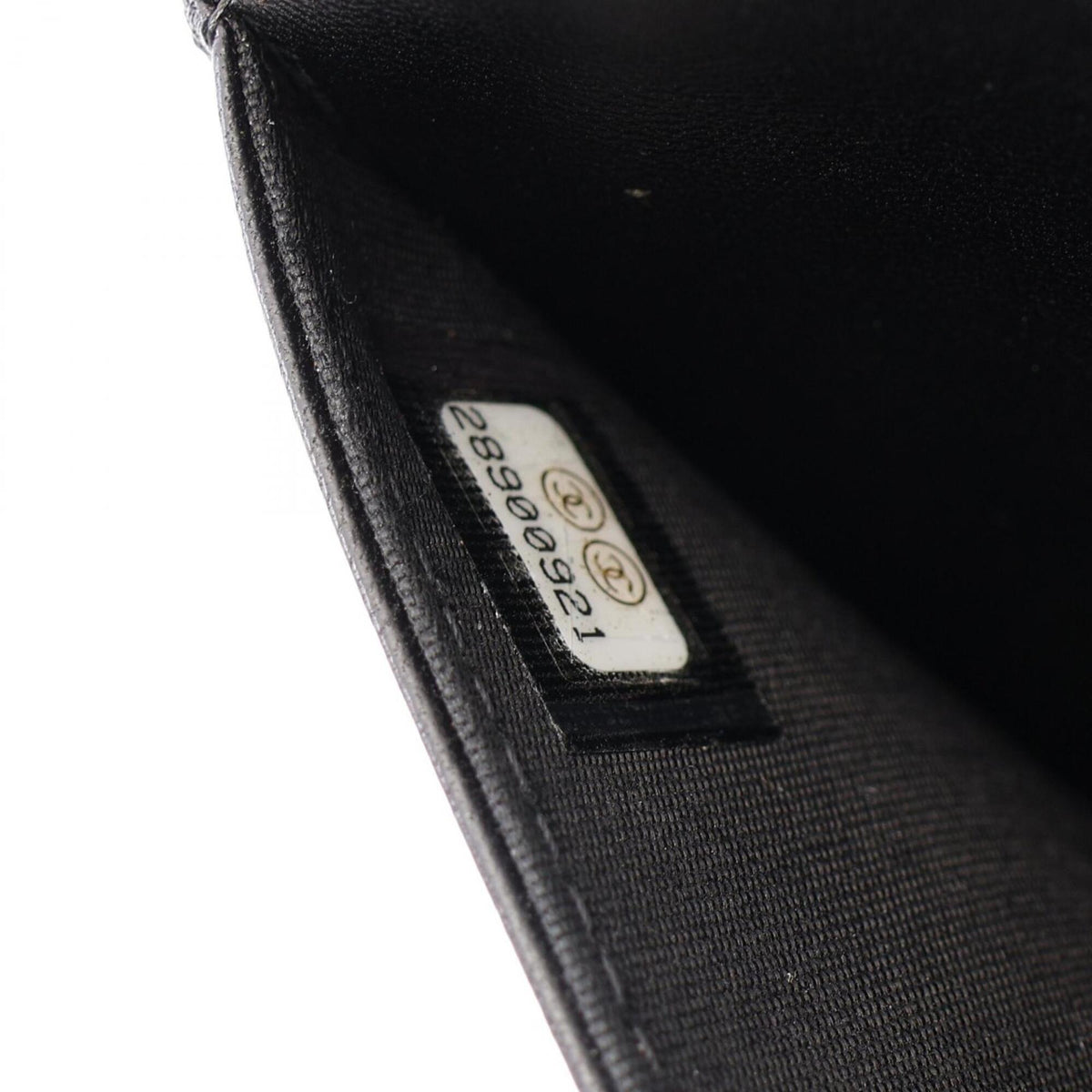 Chanel Black Leather Handbag Shoulder Bag (Pre-Owned)